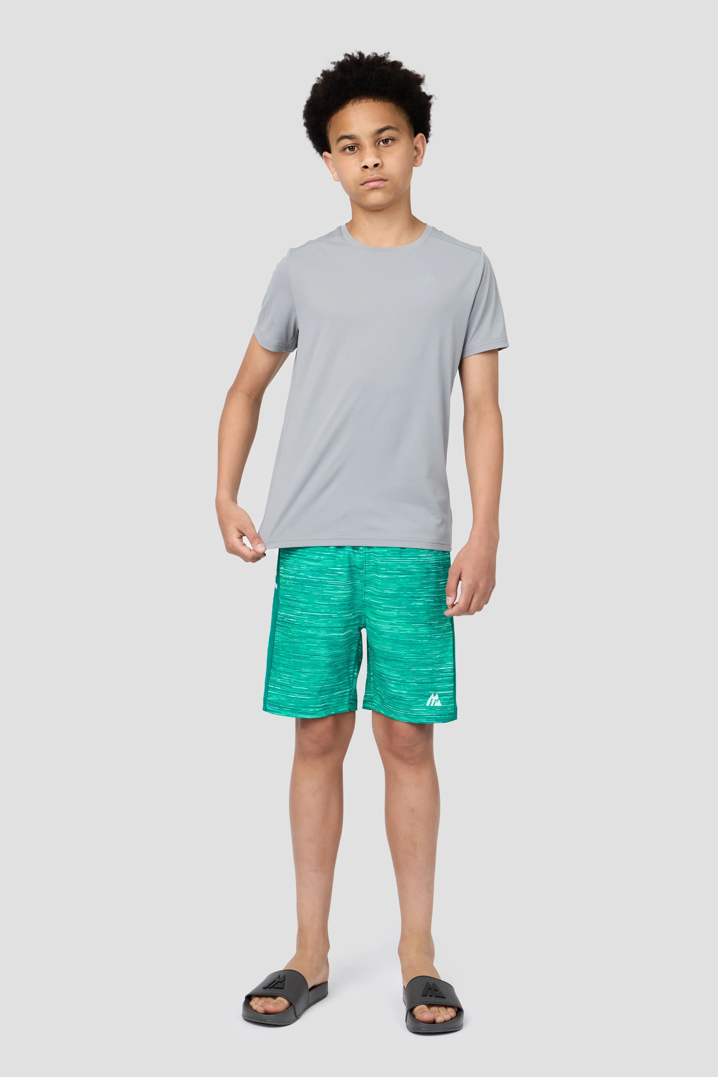Boys Trail Swim Short - Mint Blue - Image 3