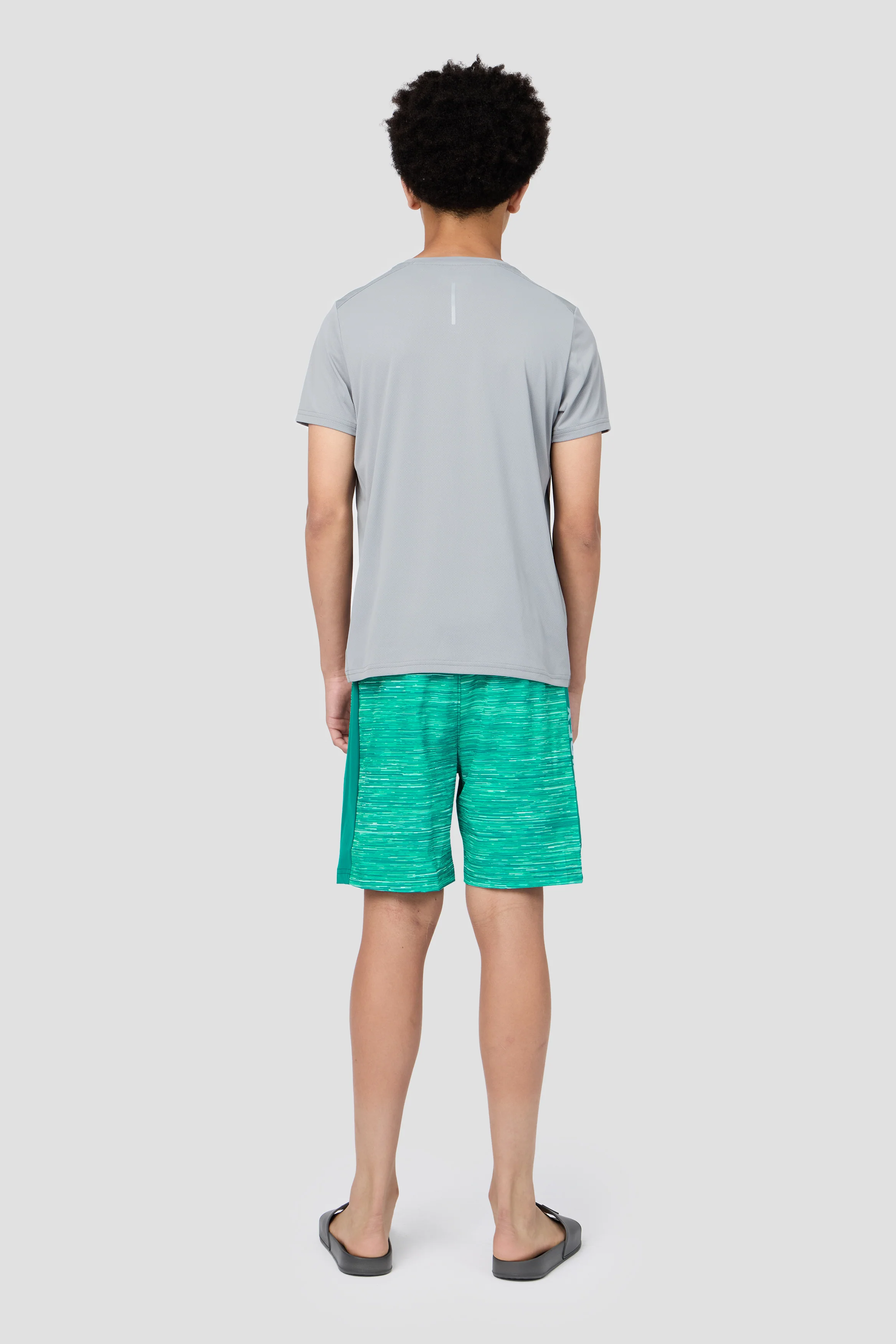 Boys Trail Swim Short - Mint Blue - Image 4
