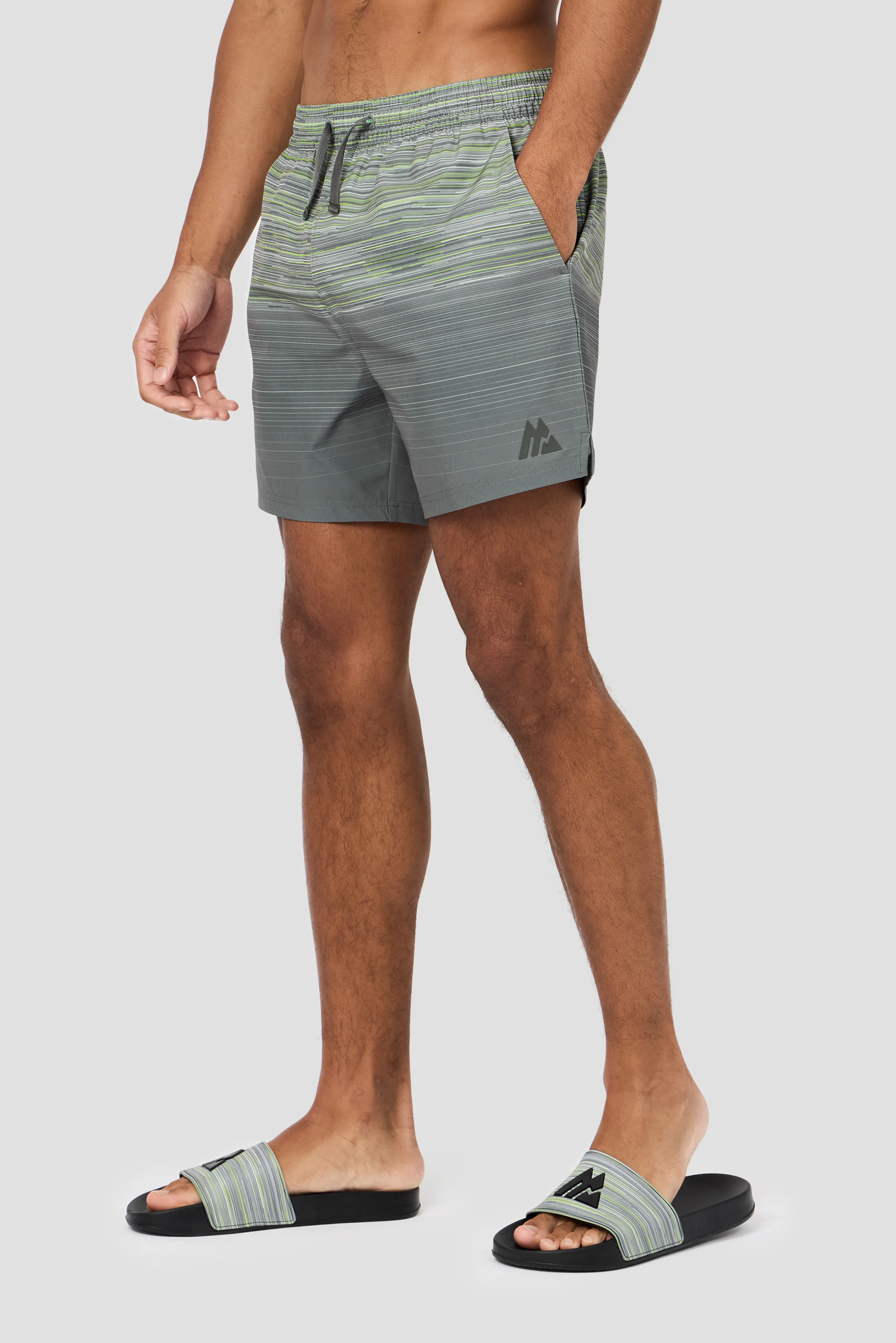 Trail Swim Short - Neon Green/Asphalt