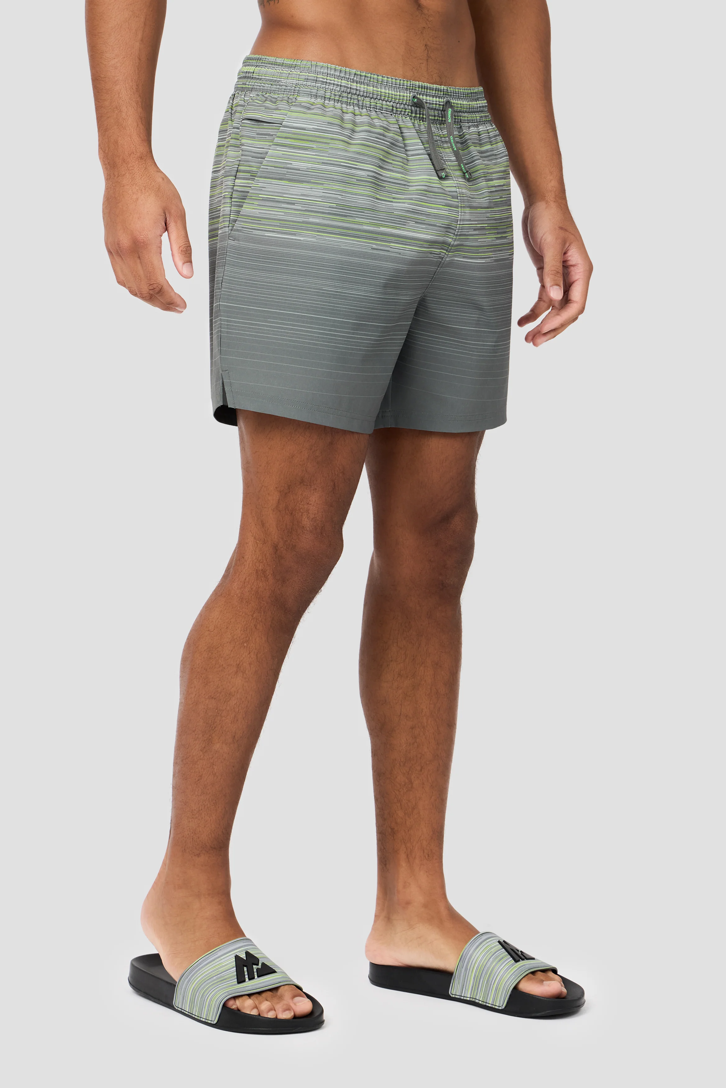 Trail Swim Short - Neon Green/Asphalt - Image 2