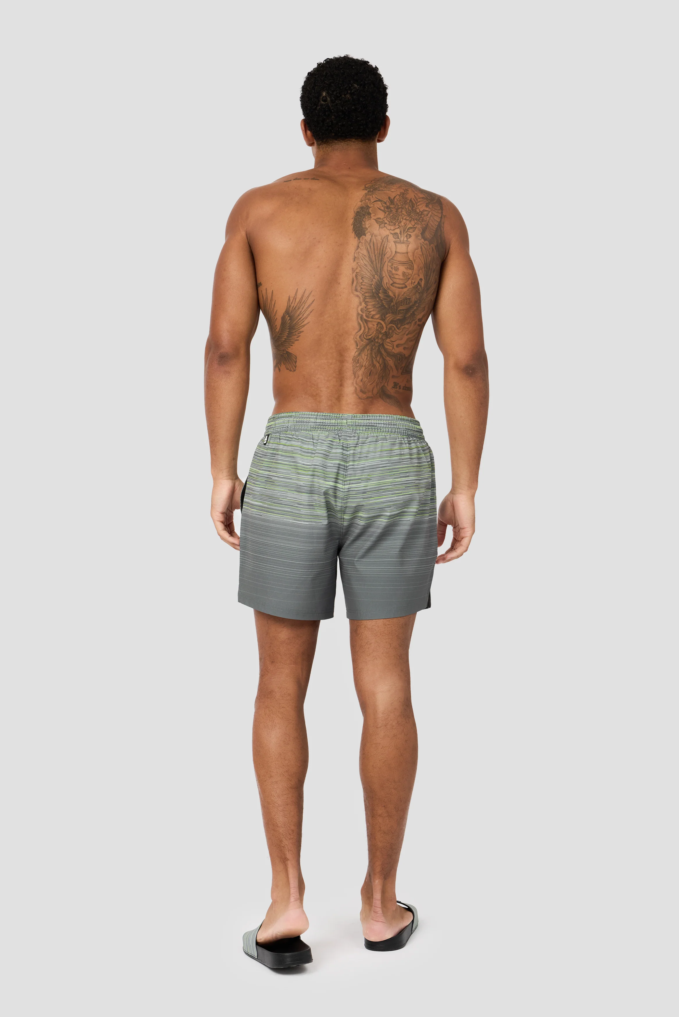 Trail Swim Short - Neon Green/Asphalt - Image 4