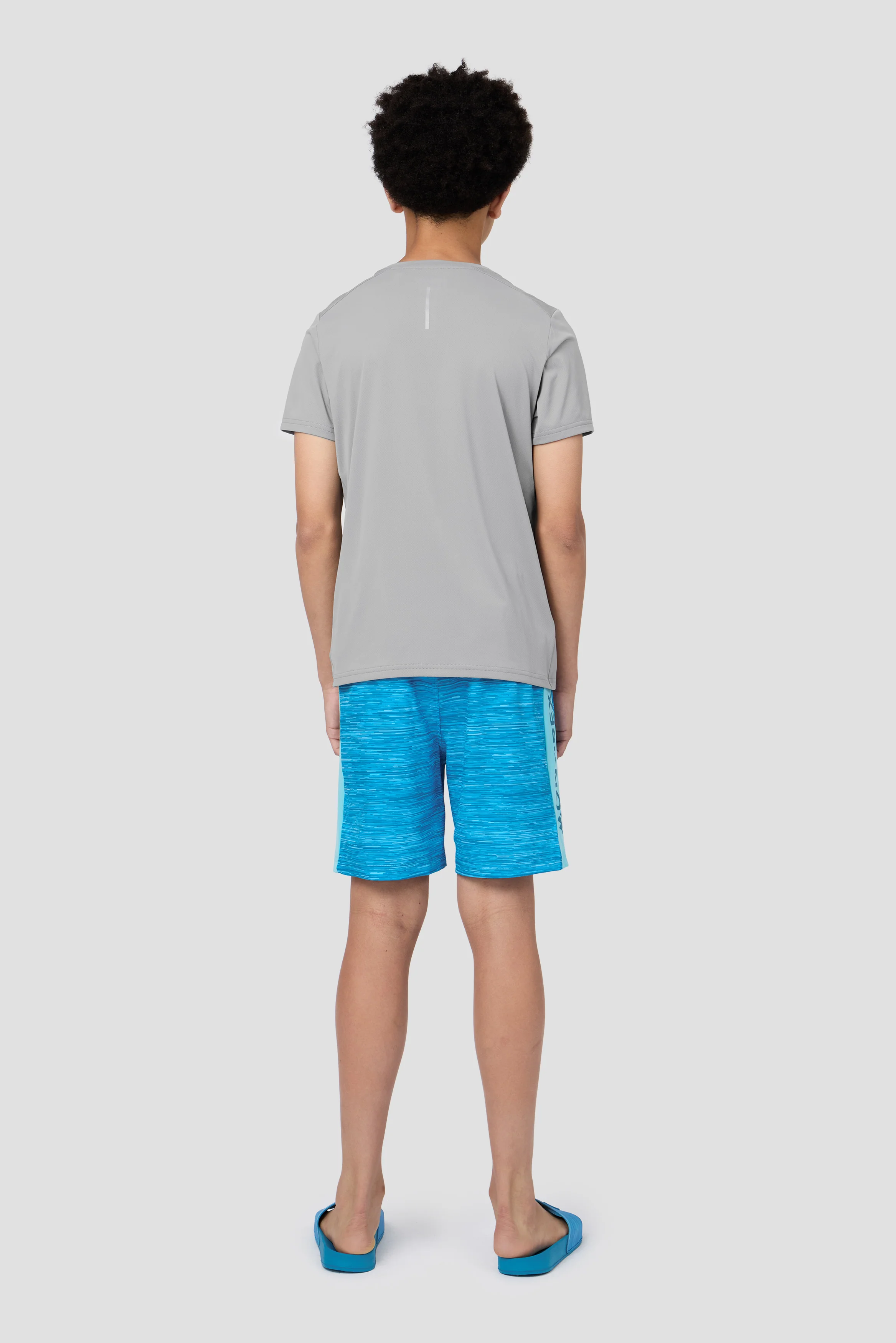 Boys Trail Swim Short - Neon Sky - Image 4
