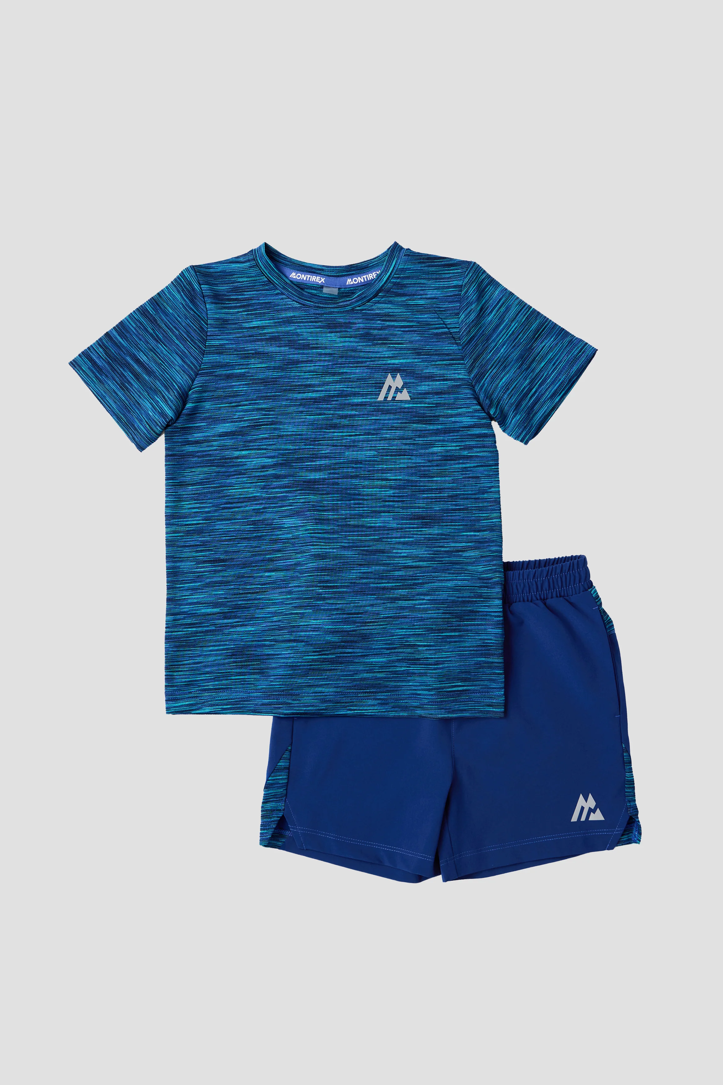 Infant Boys Trail T-Shirt/Short Set - Blue/Navy Multi - Image 4