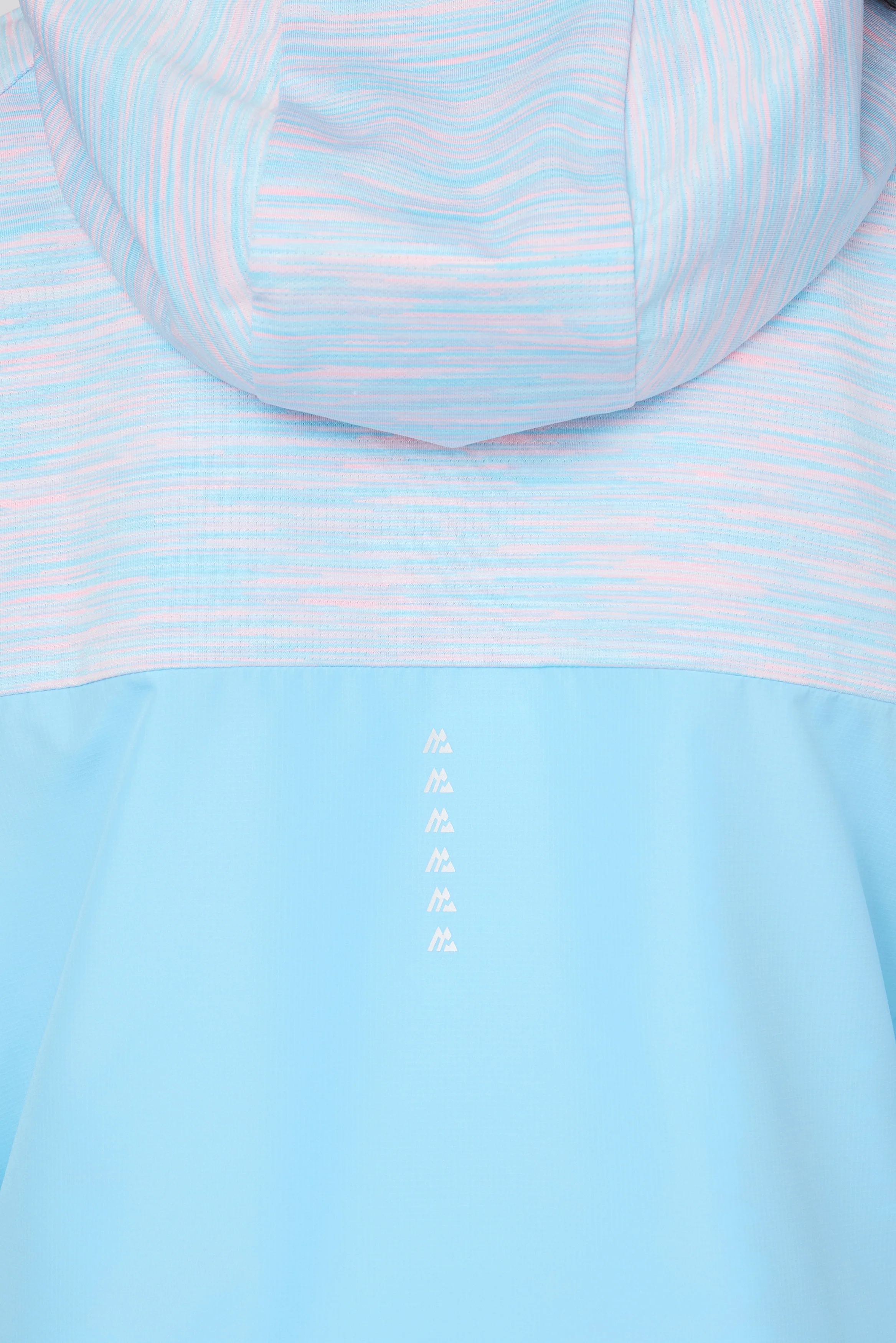 Girls Trail Windbreaker - Light Blue/Pink - Image 5