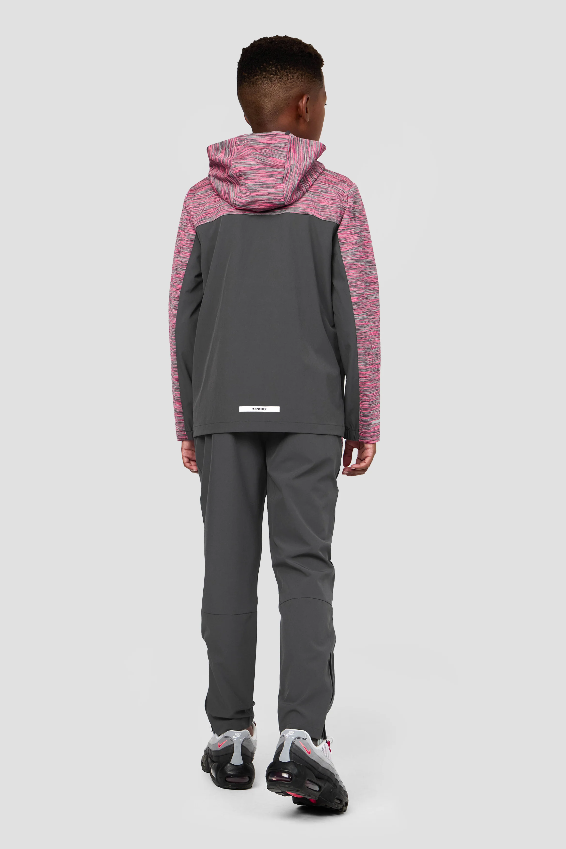 Boys Trail Windbreaker - Grey/Pink Multi - Image 4