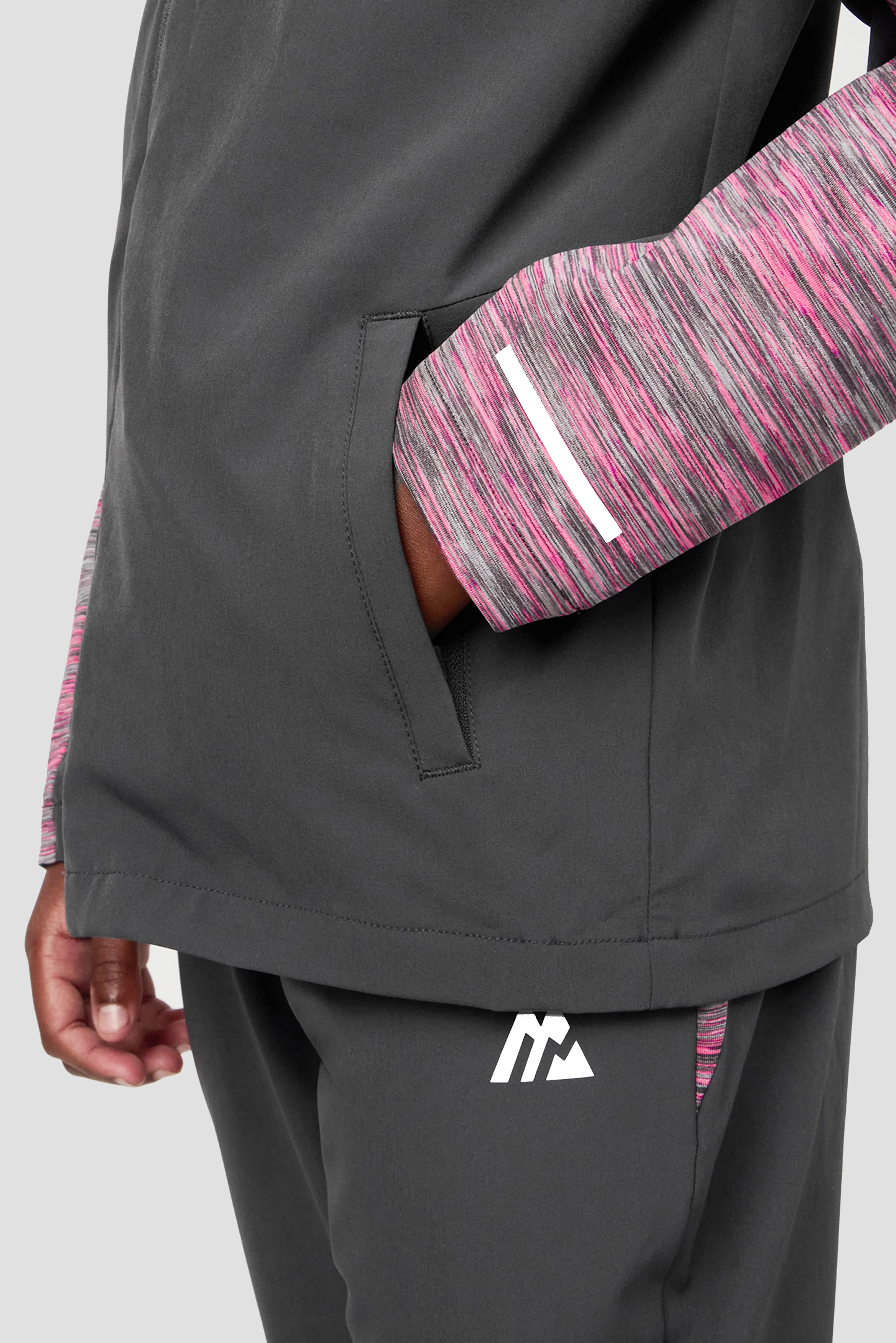 Boys Trail Windbreaker - Grey/Pink Multi - Image 6