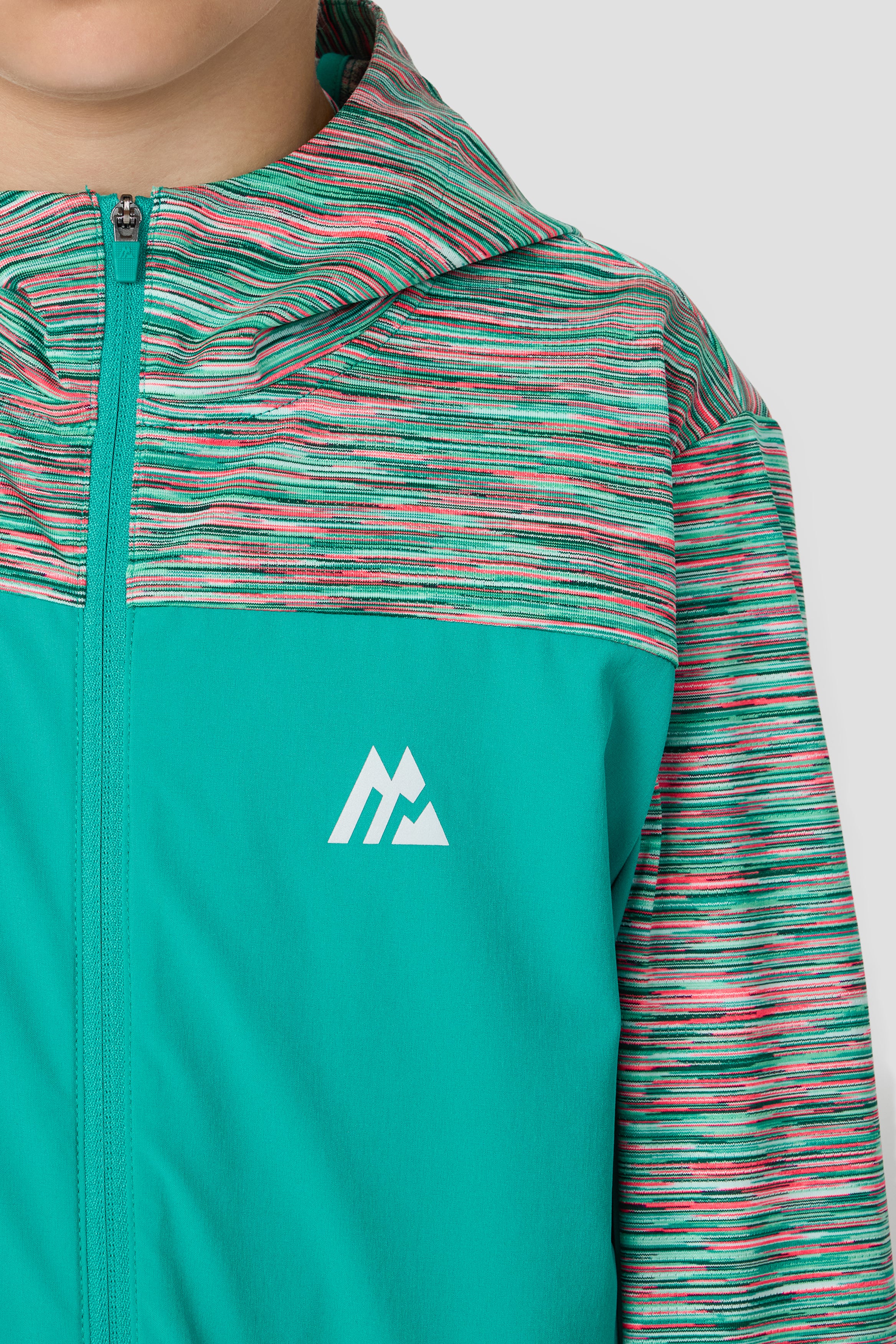 Boys Trail Windbreaker - Teal/Pink/White - Image 7