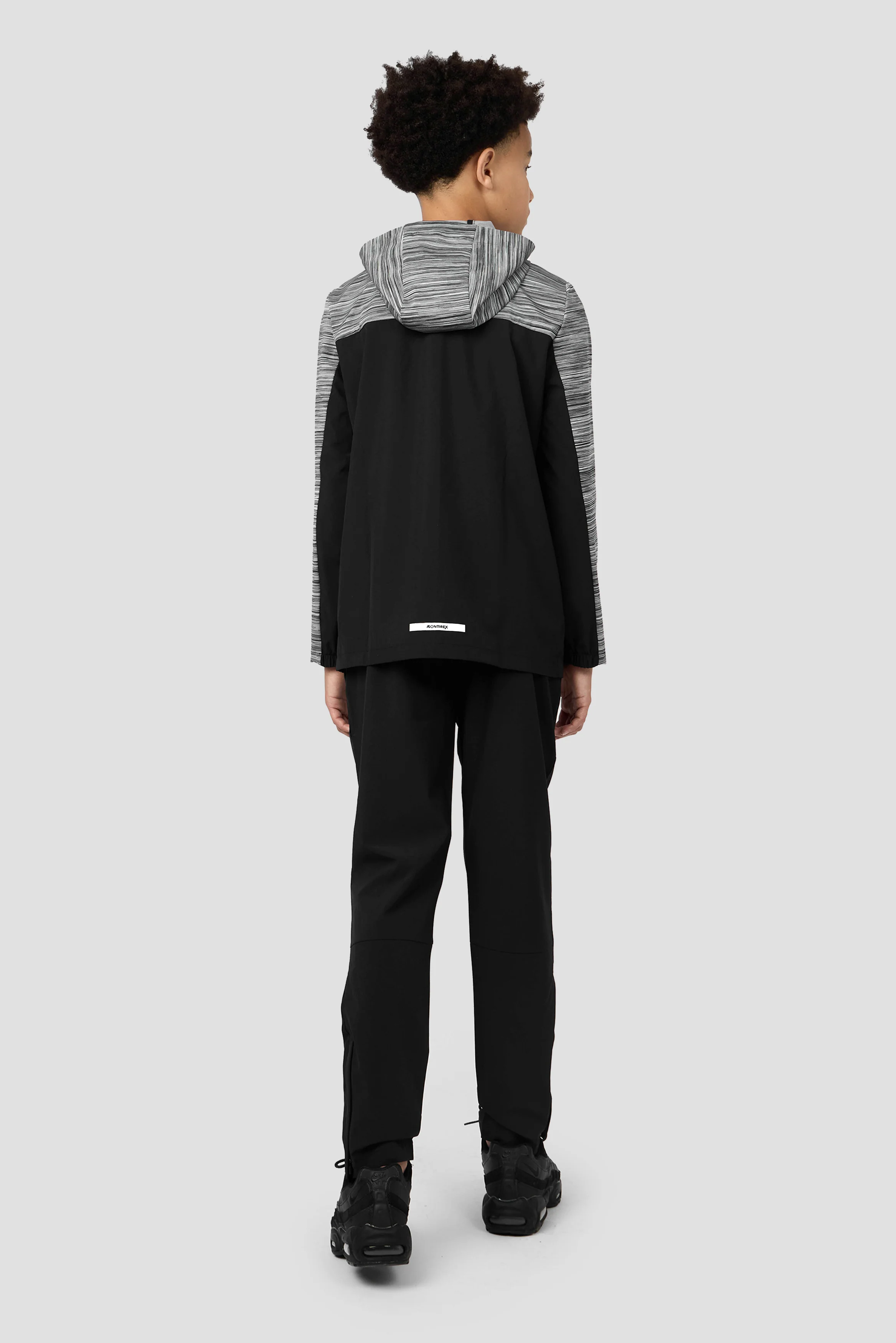 Boys Trail Windbreaker - Black/Platinum Grey/Cement Grey/White - Image 4