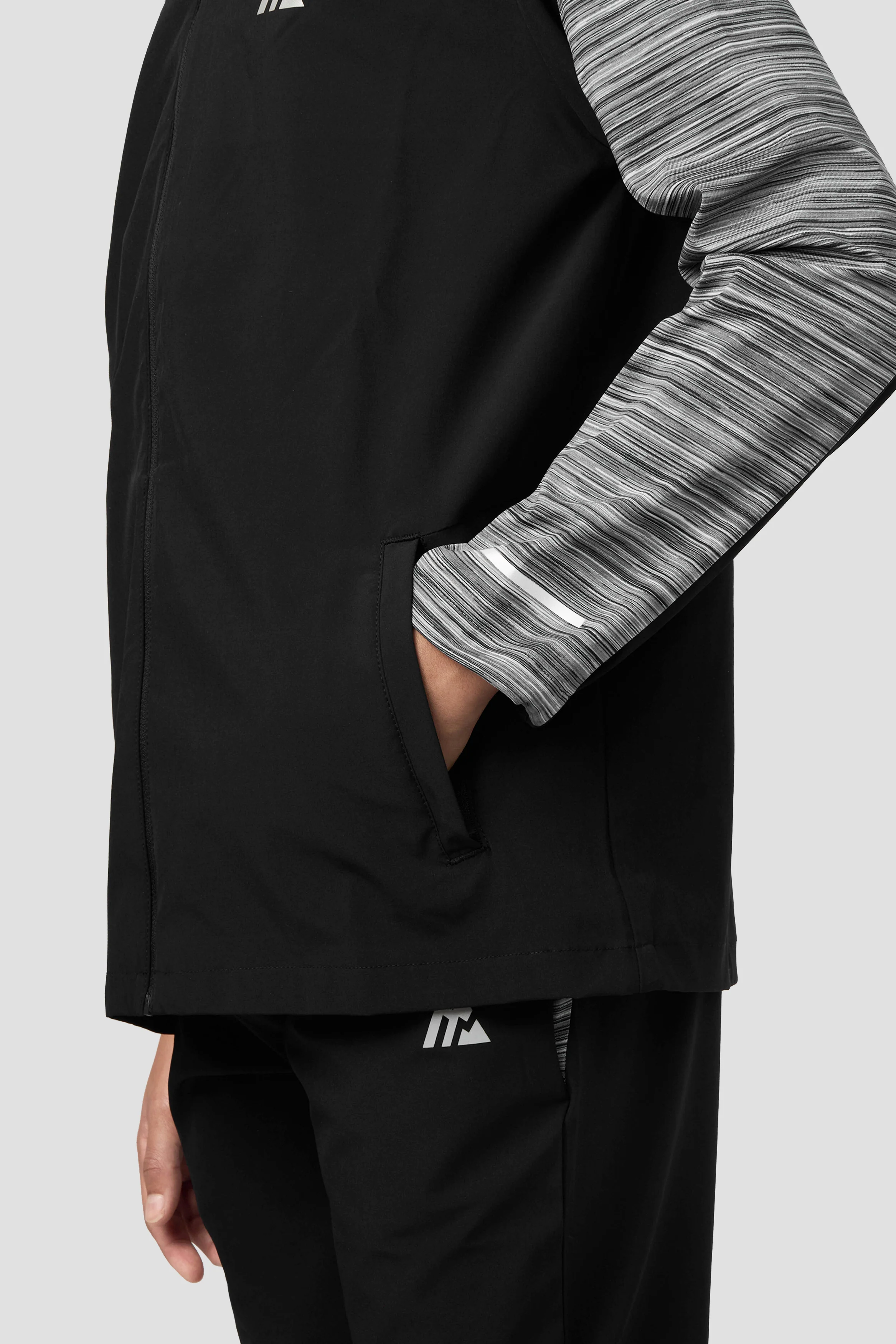 Boys Trail Windbreaker - Black/Platinum Grey/Cement Grey/White - Image 7