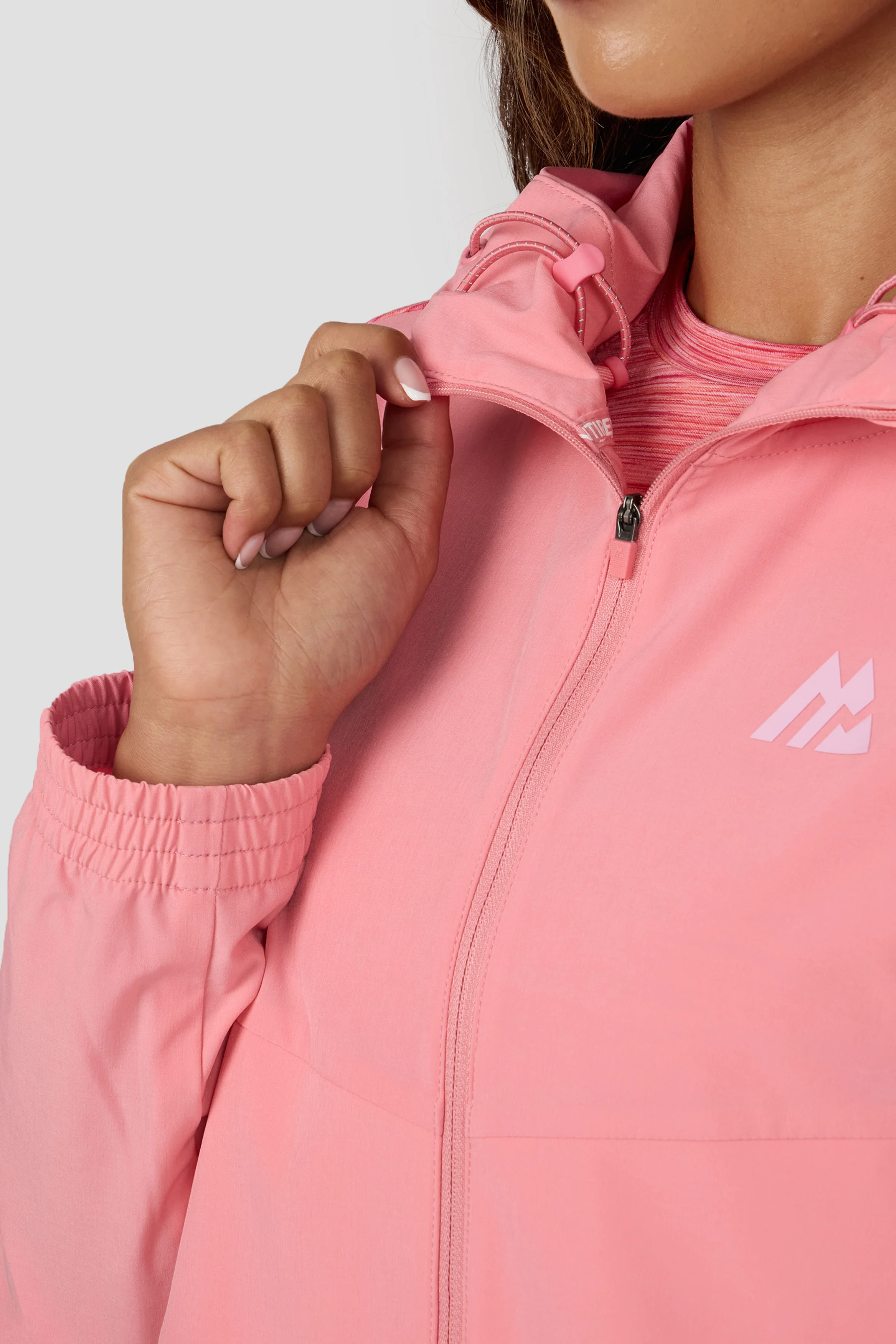Women's Trail Windbreaker - Pink/Orange Multi - Image 8