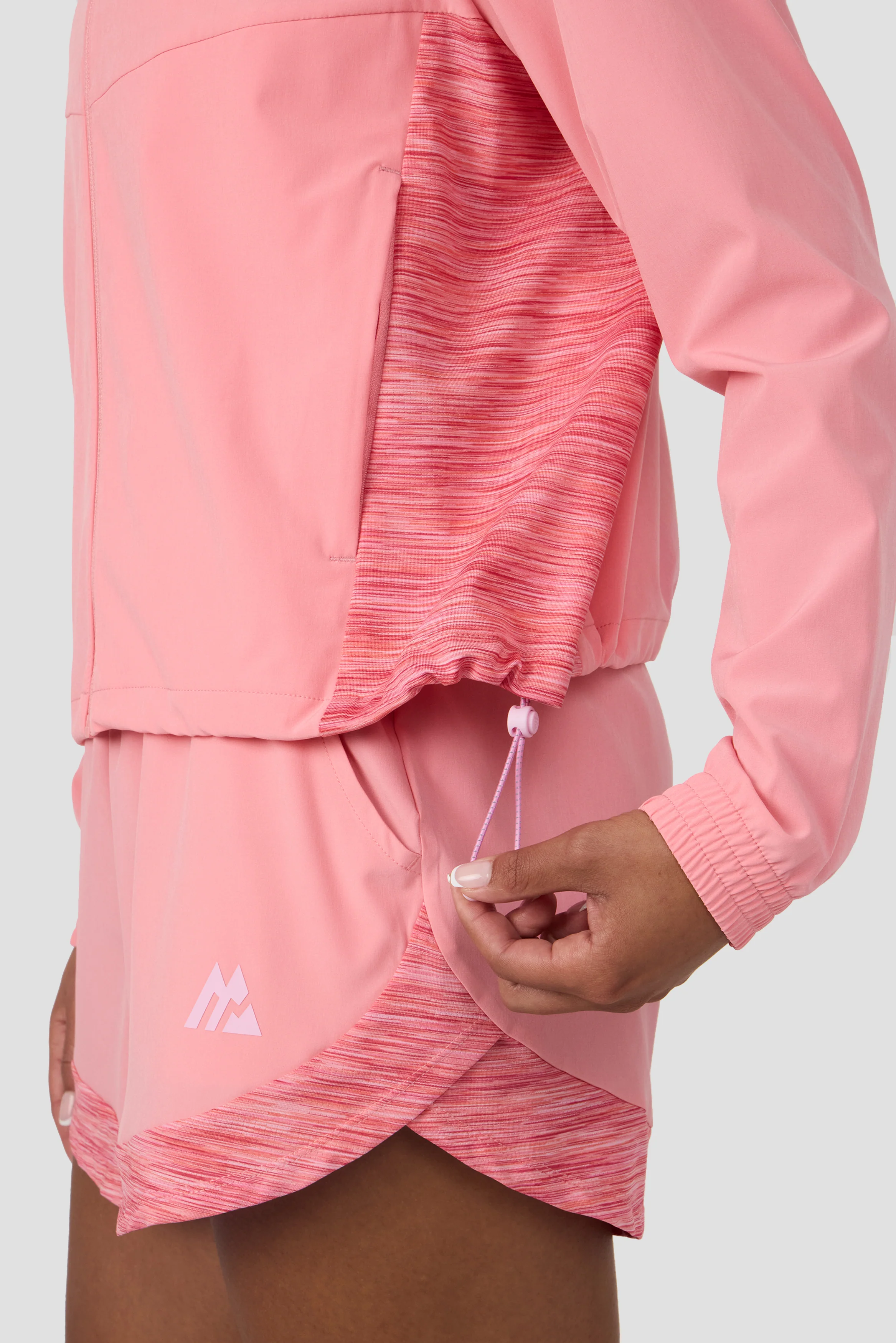 Women's Trail Windbreaker - Pink/Orange Multi - Image 9