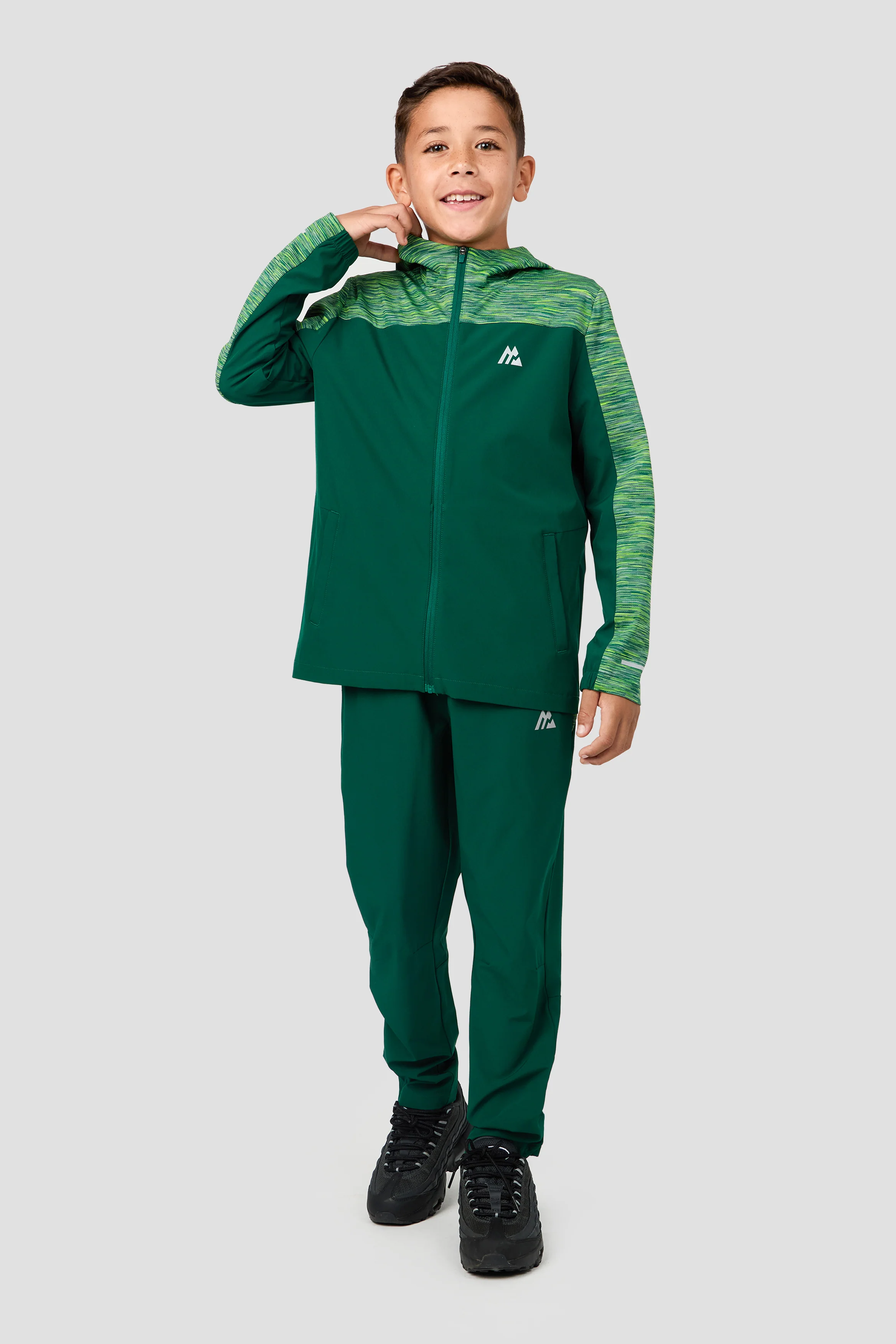 Boys Trail Windbreaker - Green Multi - Image 3