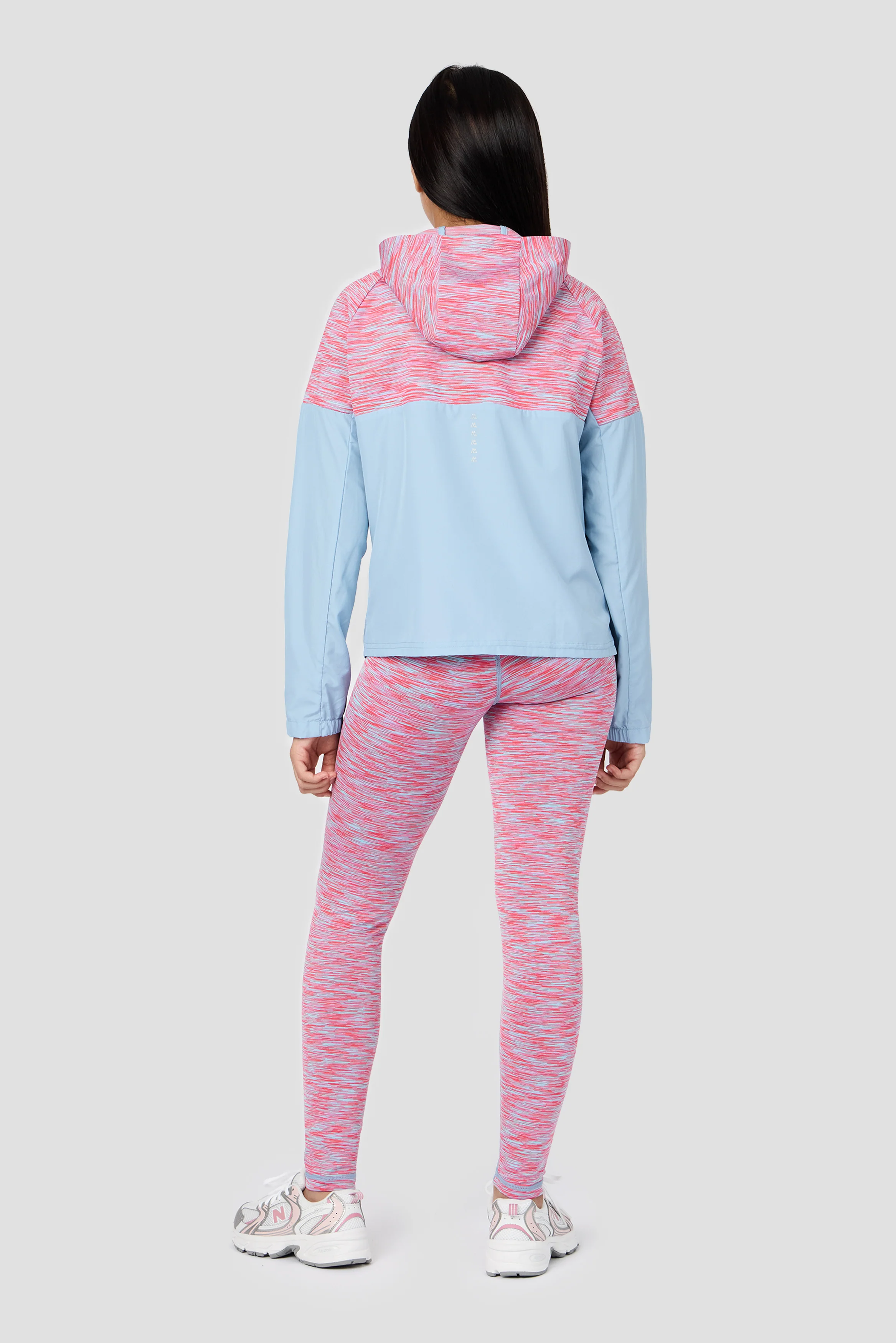 Girls Trail Windbreaker - Blue/Pink Multi - Image 4