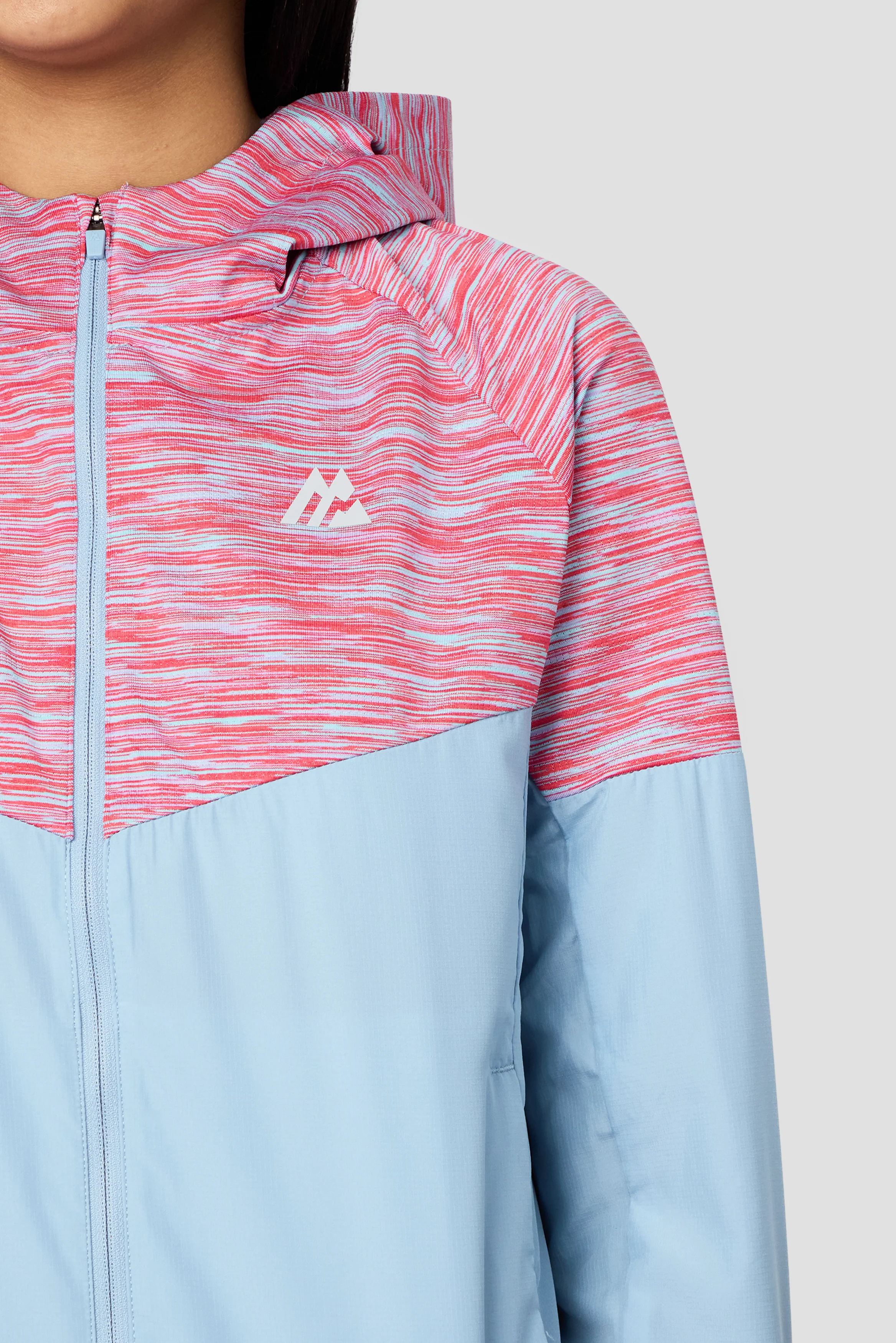 Girls Trail Windbreaker - Blue/Pink Multi - Image 6