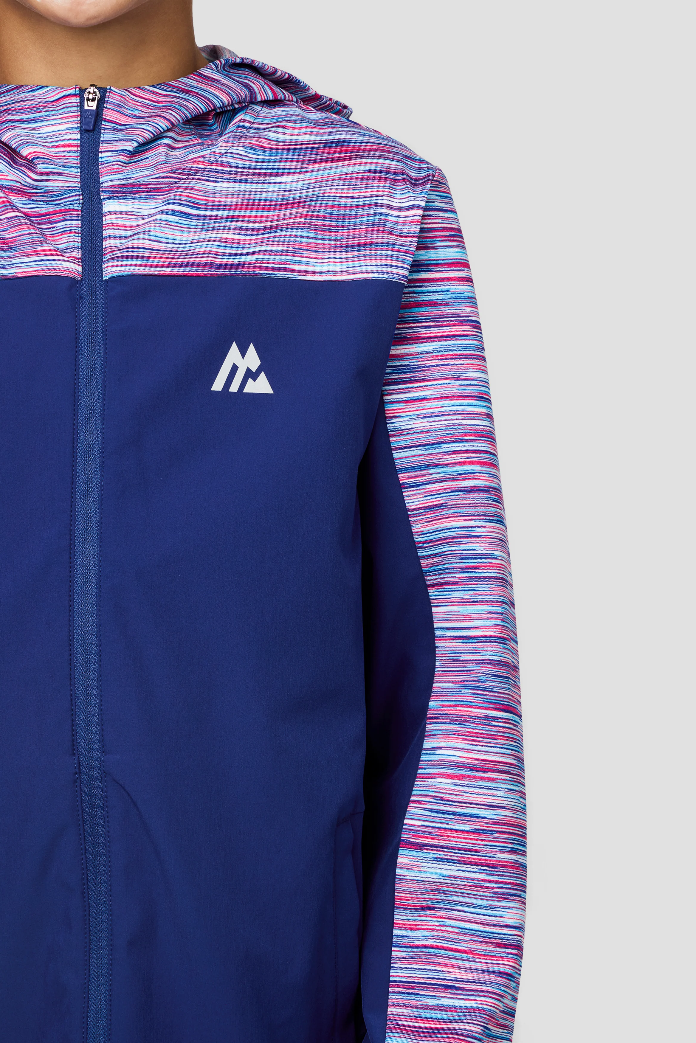 Boys Trail Windbreaker - Blue/Pink/White - Image 5