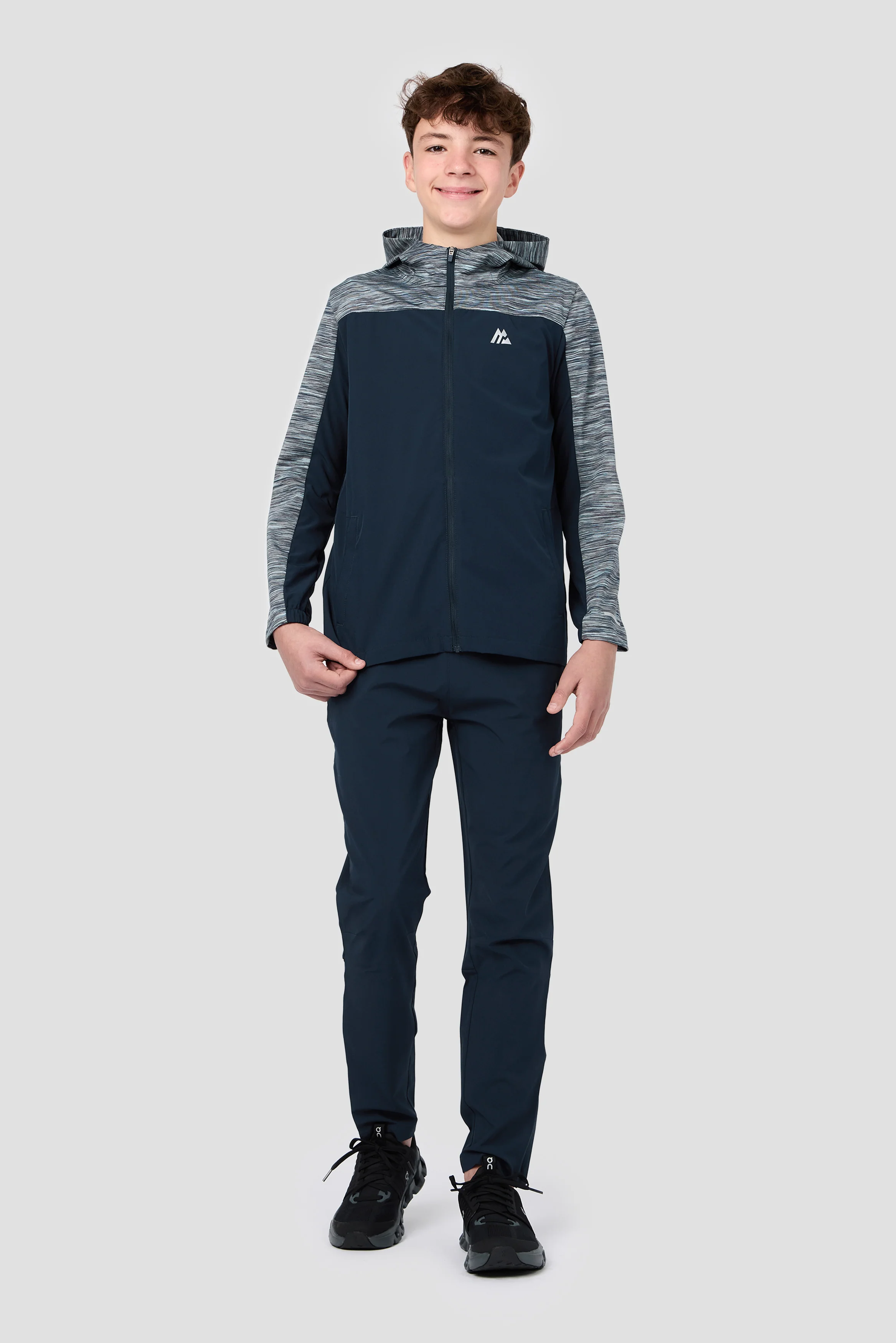 Boys Trail Windbreaker - Navy/Blue/Grey - Image 3
