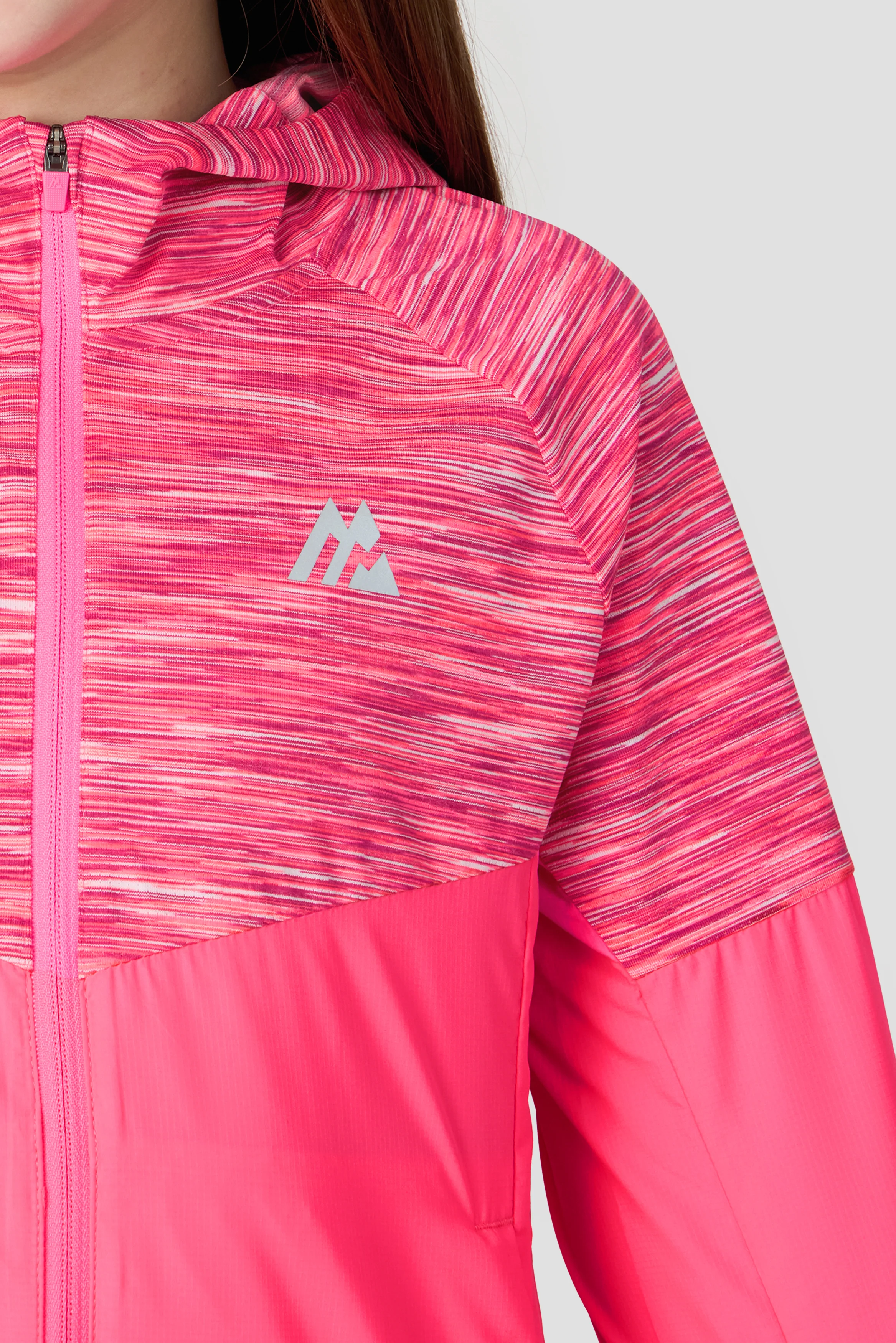 Girls Trail Windbreaker - Fuchsia/White - Image 5