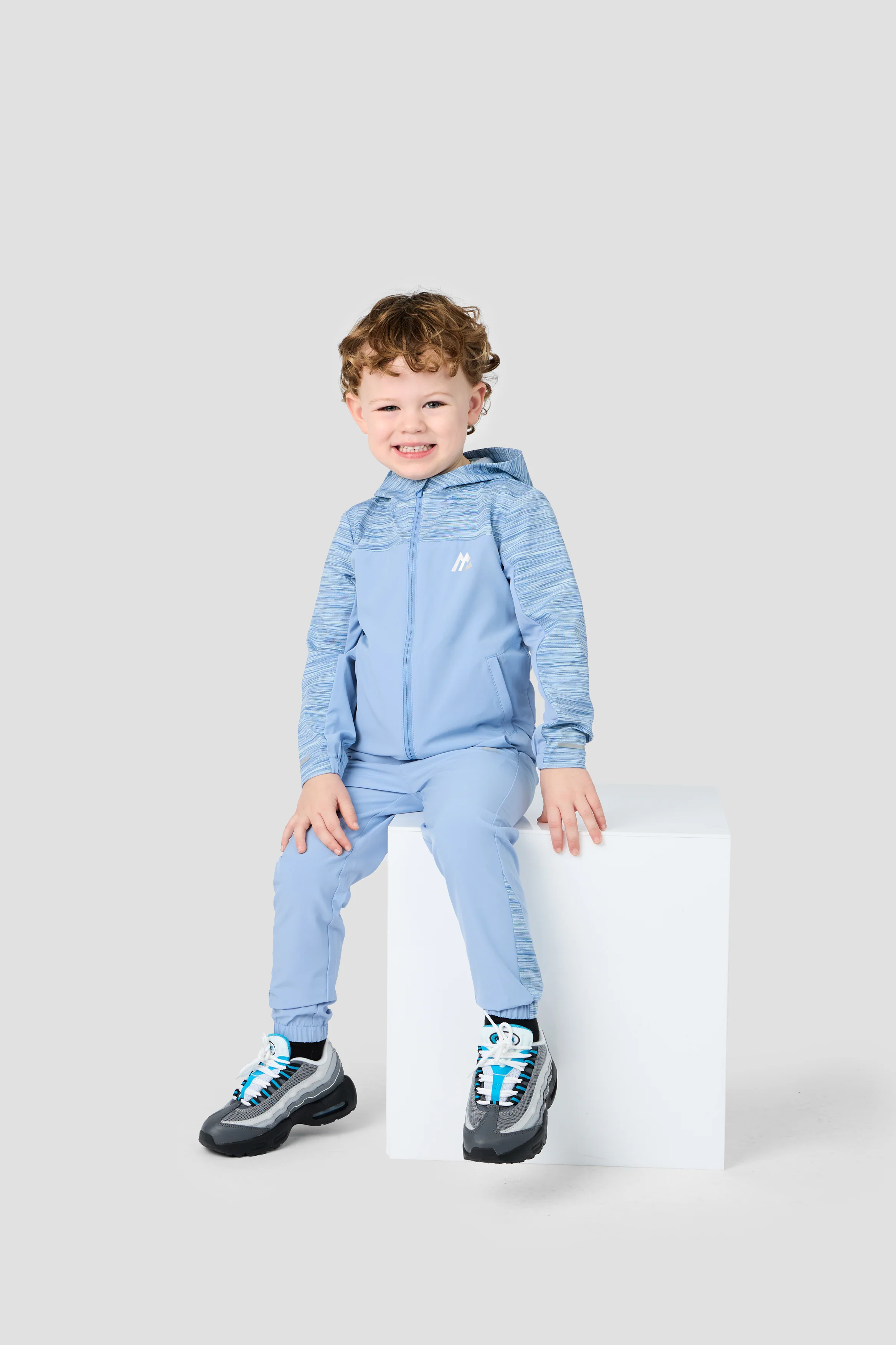 Infant Boys Trail Windbreaker/Pant Set - Charcoal Blue Multi - Image 3