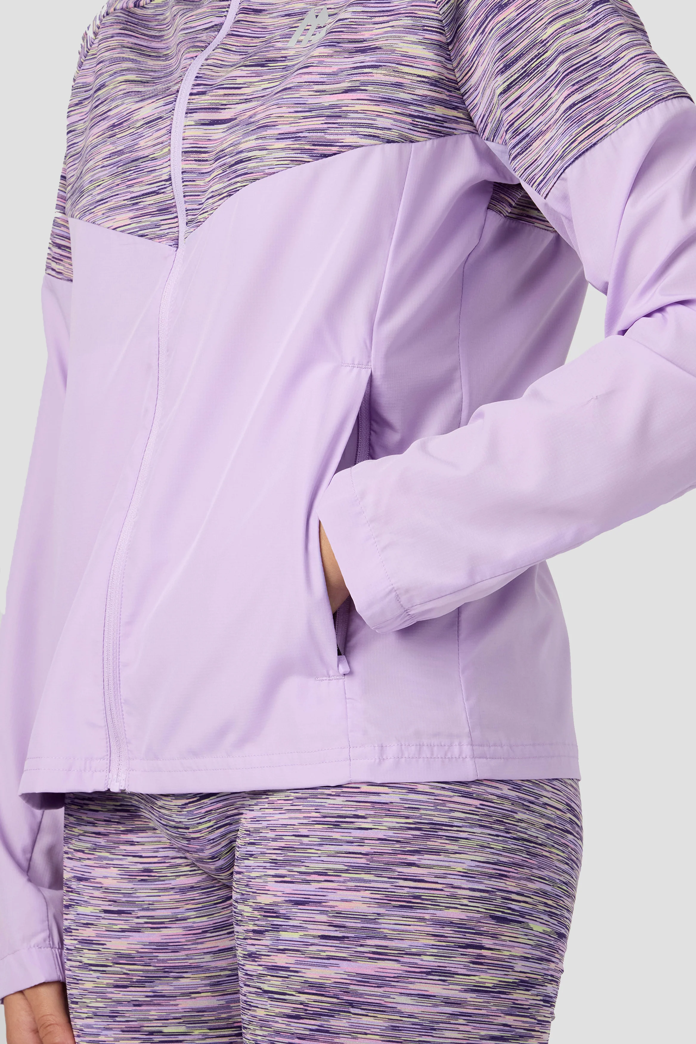 Girls Trail Windbreaker - Purple/Citrus - Image 6