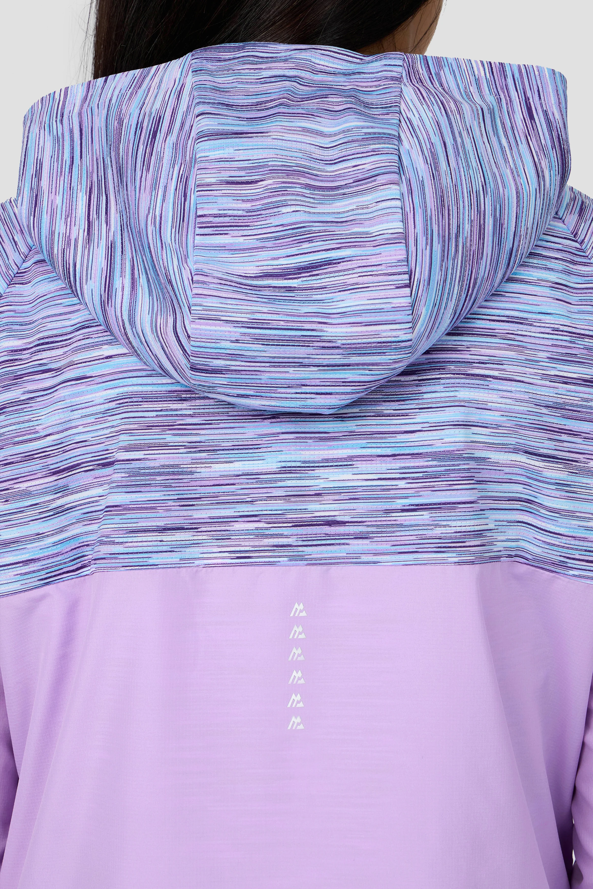 Girls Trail Windbreaker - Lilac/Blue/White - Image 6