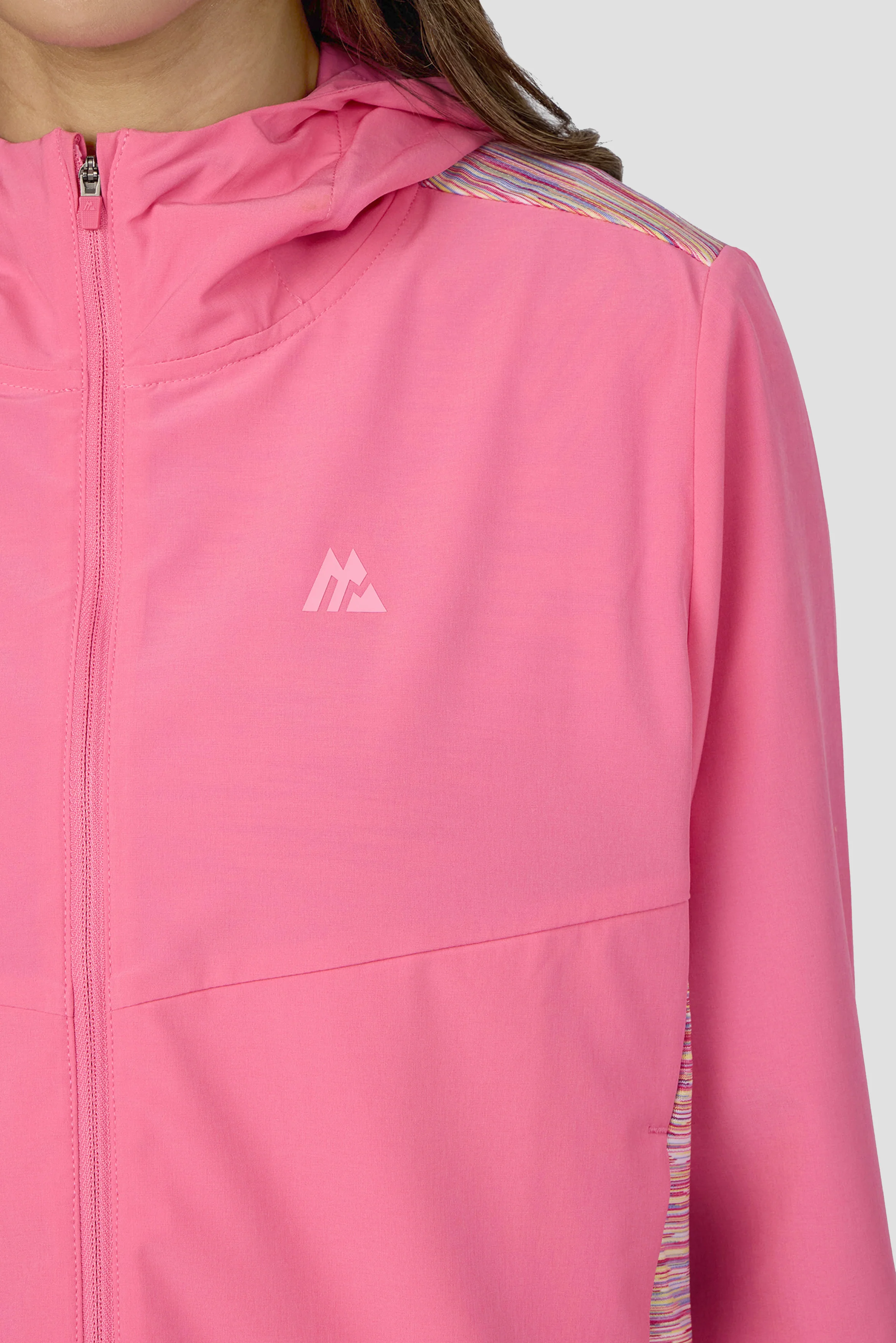 Women's Trail Windbreaker - Pink/Yellow/Lilac/White - Image 3