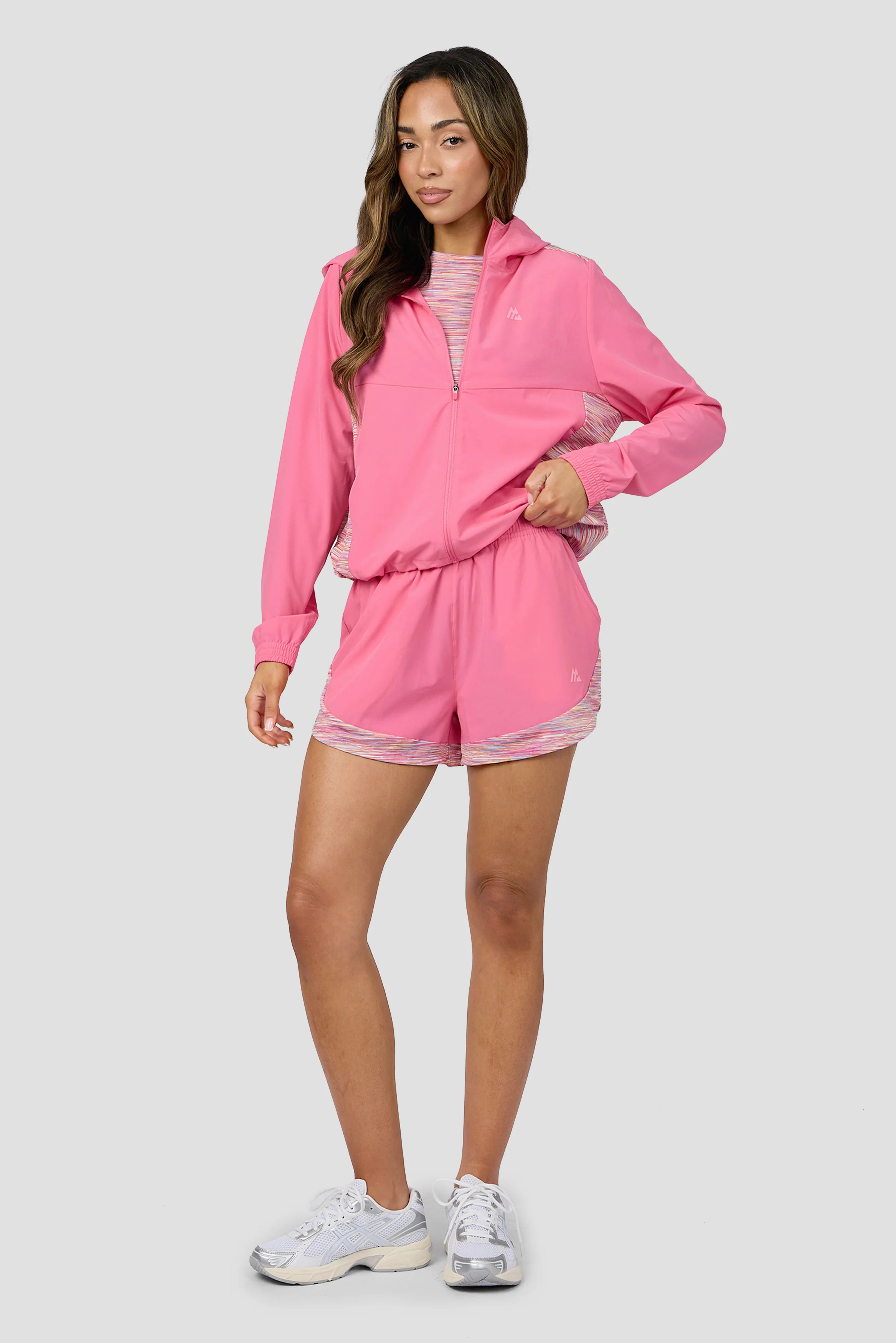 Women's Trail Windbreaker - Pink/Yellow/Lilac/White - Image 7