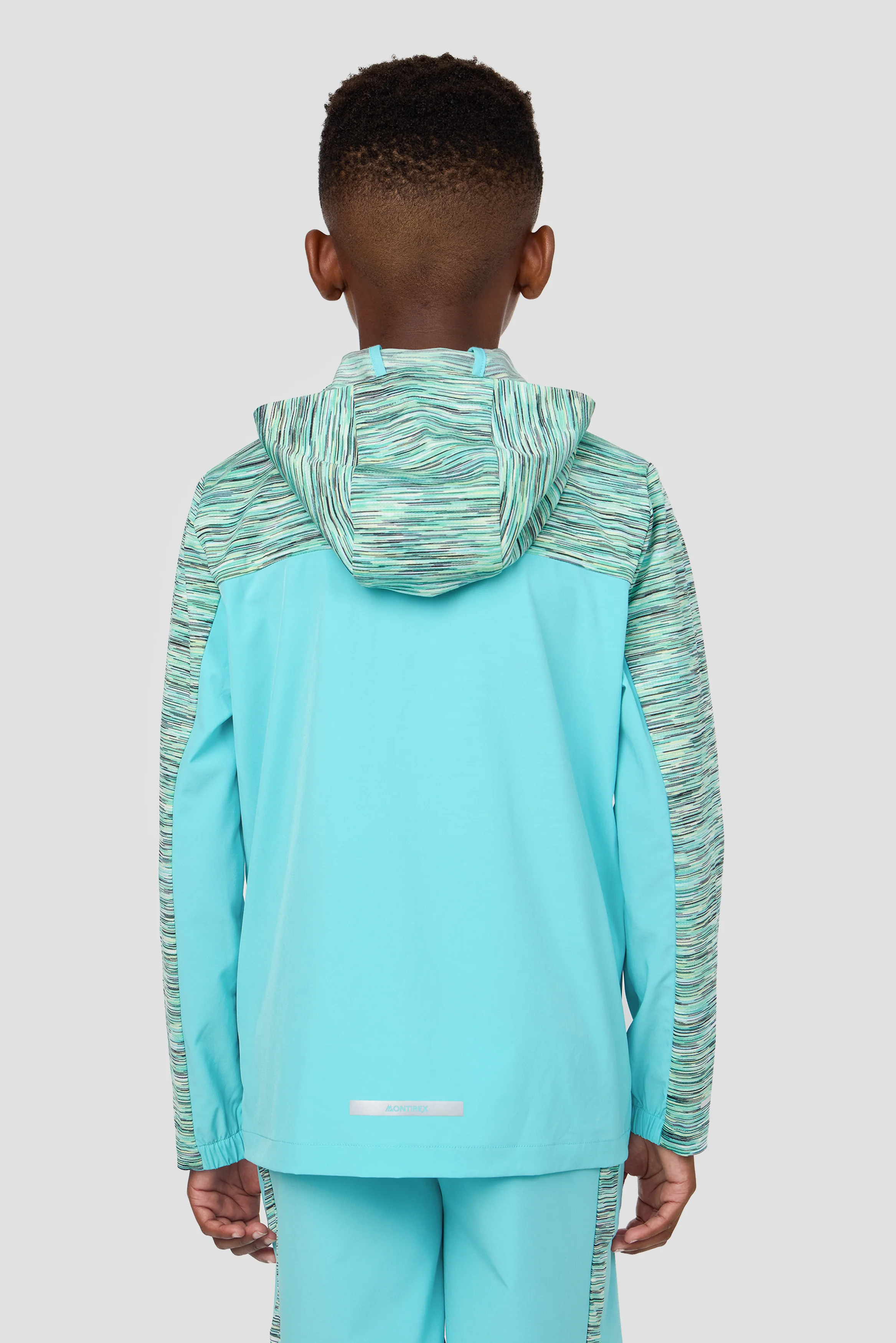 Boys Trail Windbreaker - Blue/Teal/Green - Image 2