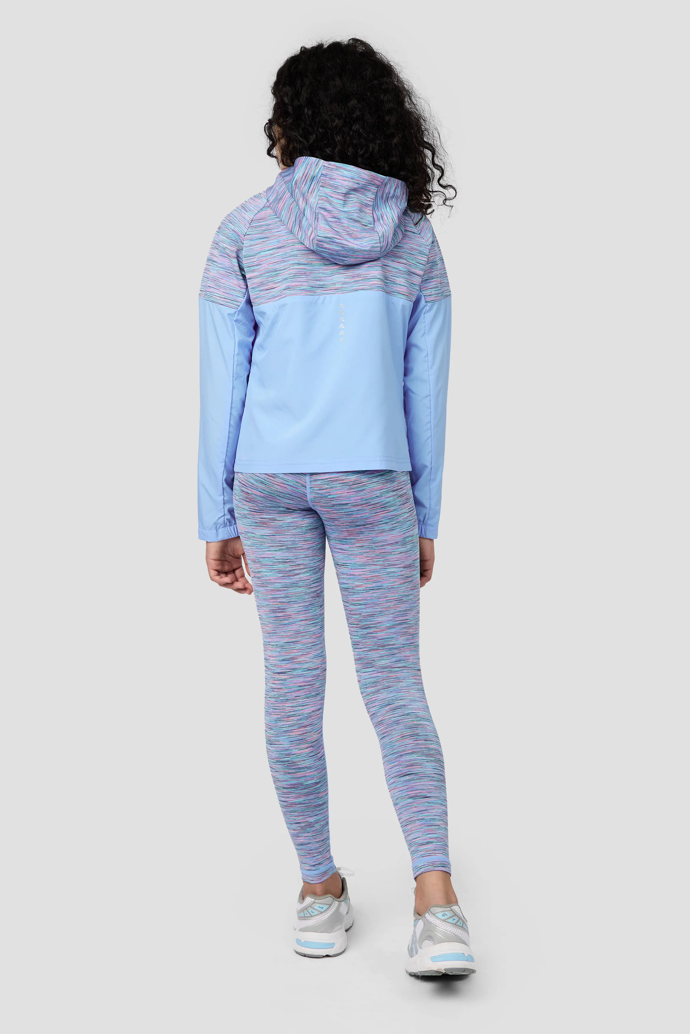 Girls Trail Windbreaker - Blue/Lilac Multi - Image 4