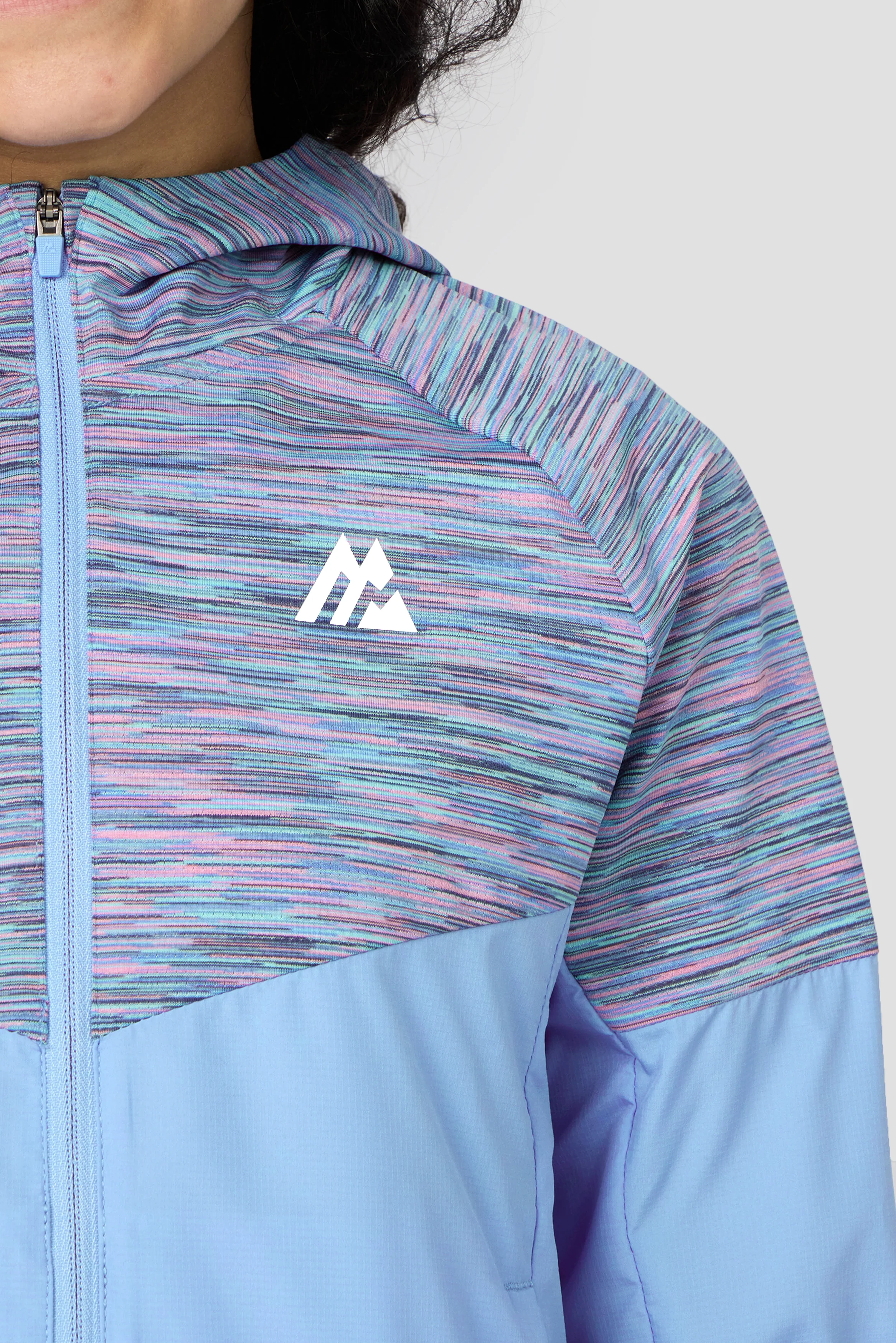 Girls Trail Windbreaker - Blue/Lilac Multi - Image 5