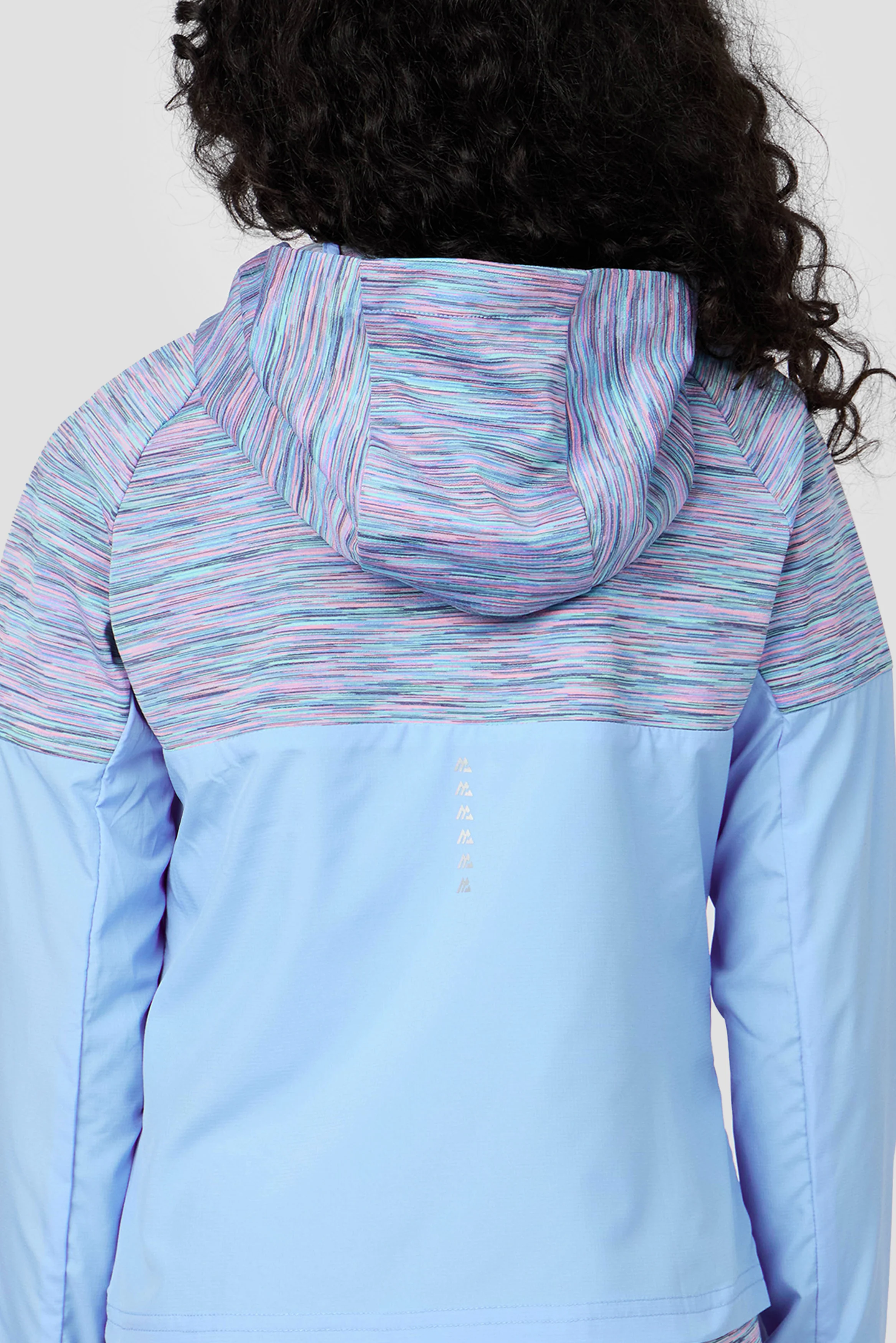 Girls Trail Windbreaker - Blue/Lilac Multi - Image 7