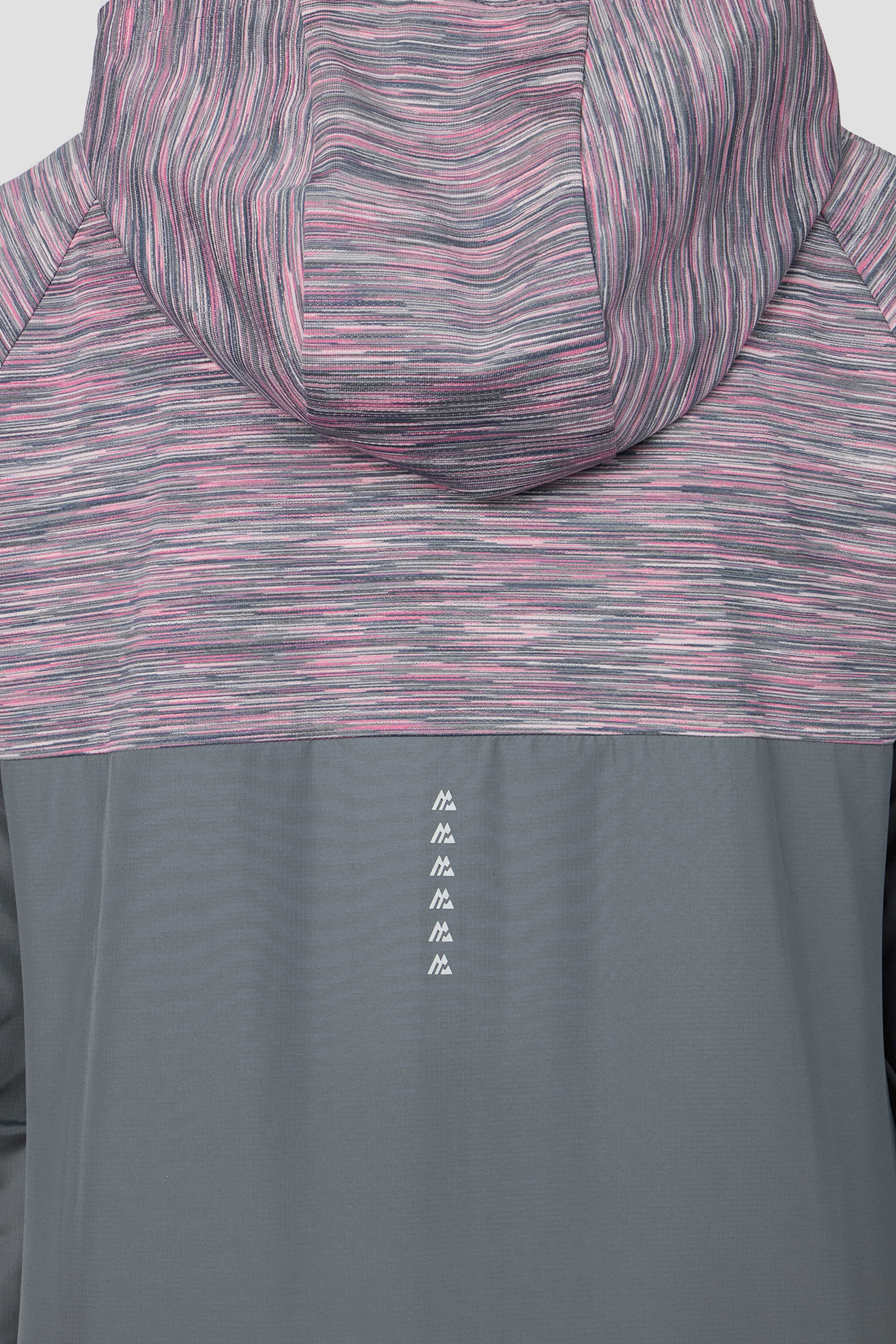 Girls Trail Windbreaker - Grey Multi/Pink - Image 6