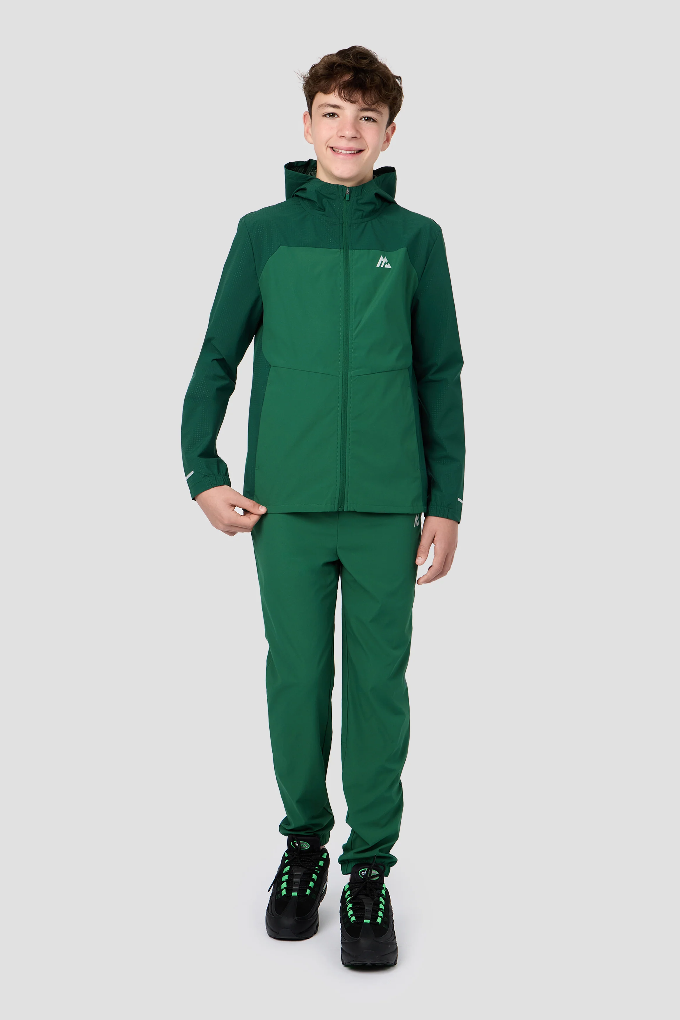 Boys Trek Tech Jacket - Evergreen/Sherwood - Image 3
