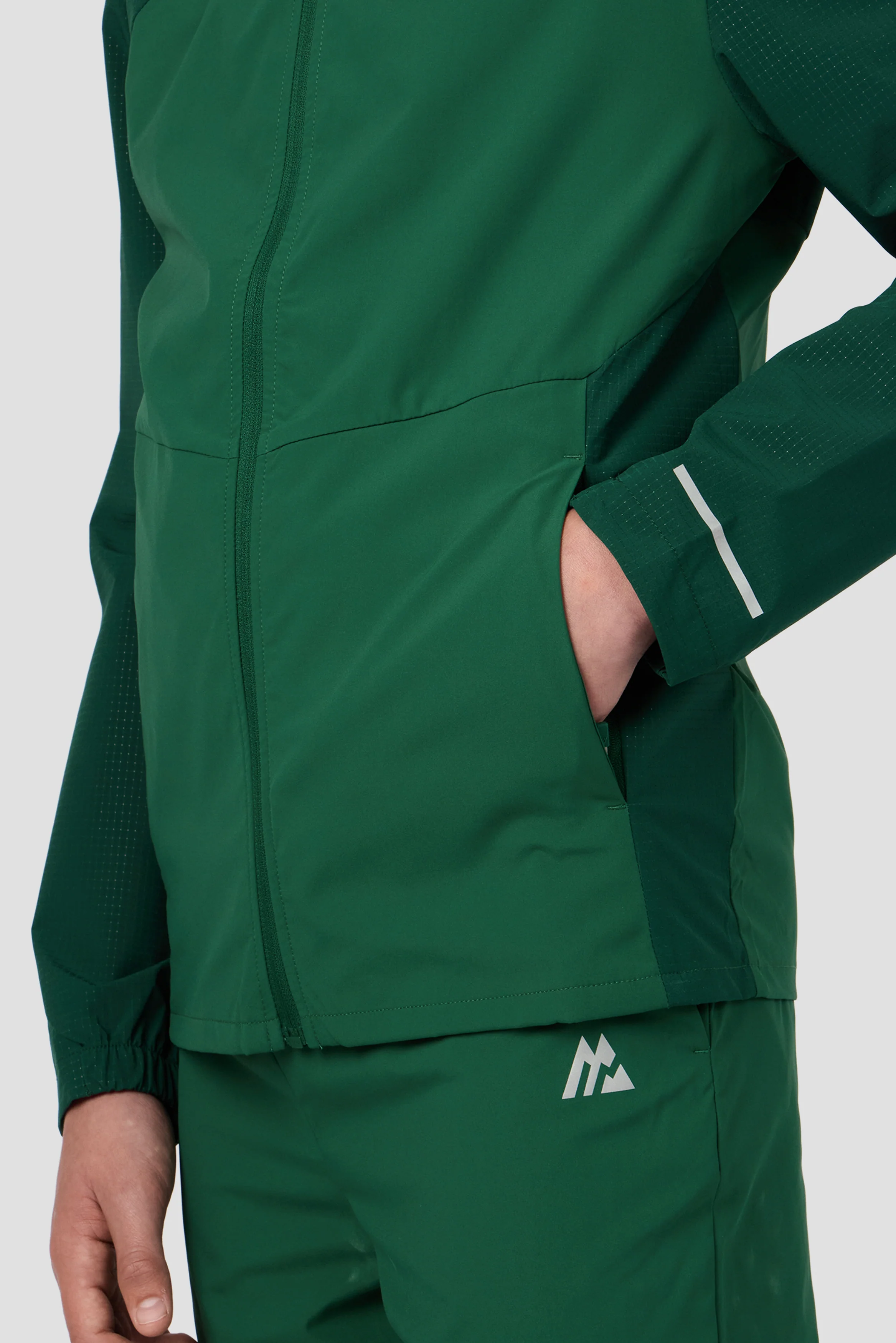 Boys Trek Tech Jacket - Evergreen/Sherwood - Image 6