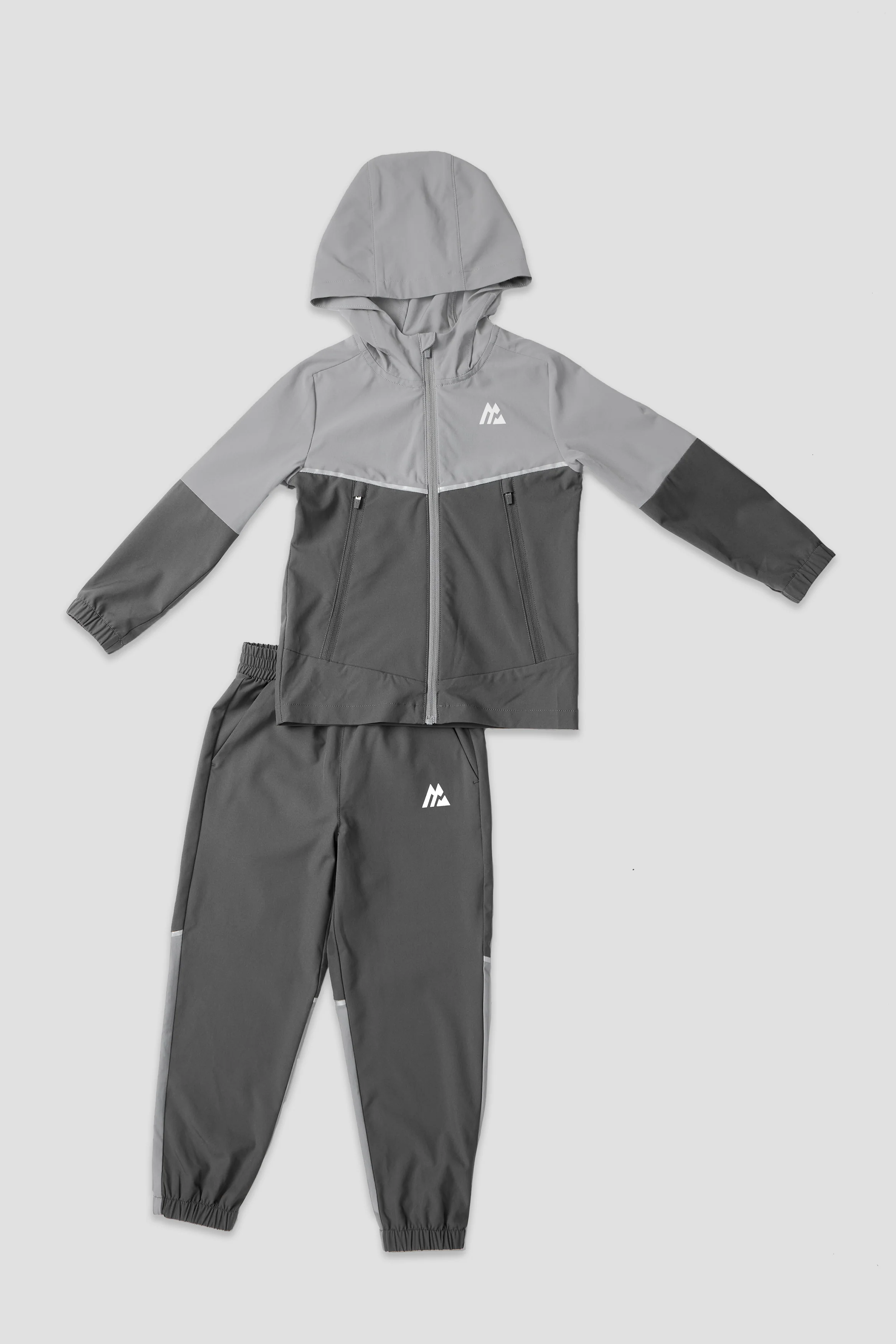 Infant Boys Trek Woven Jacket/Pant Set - Platinum Grey/Cement Grey - Image 4