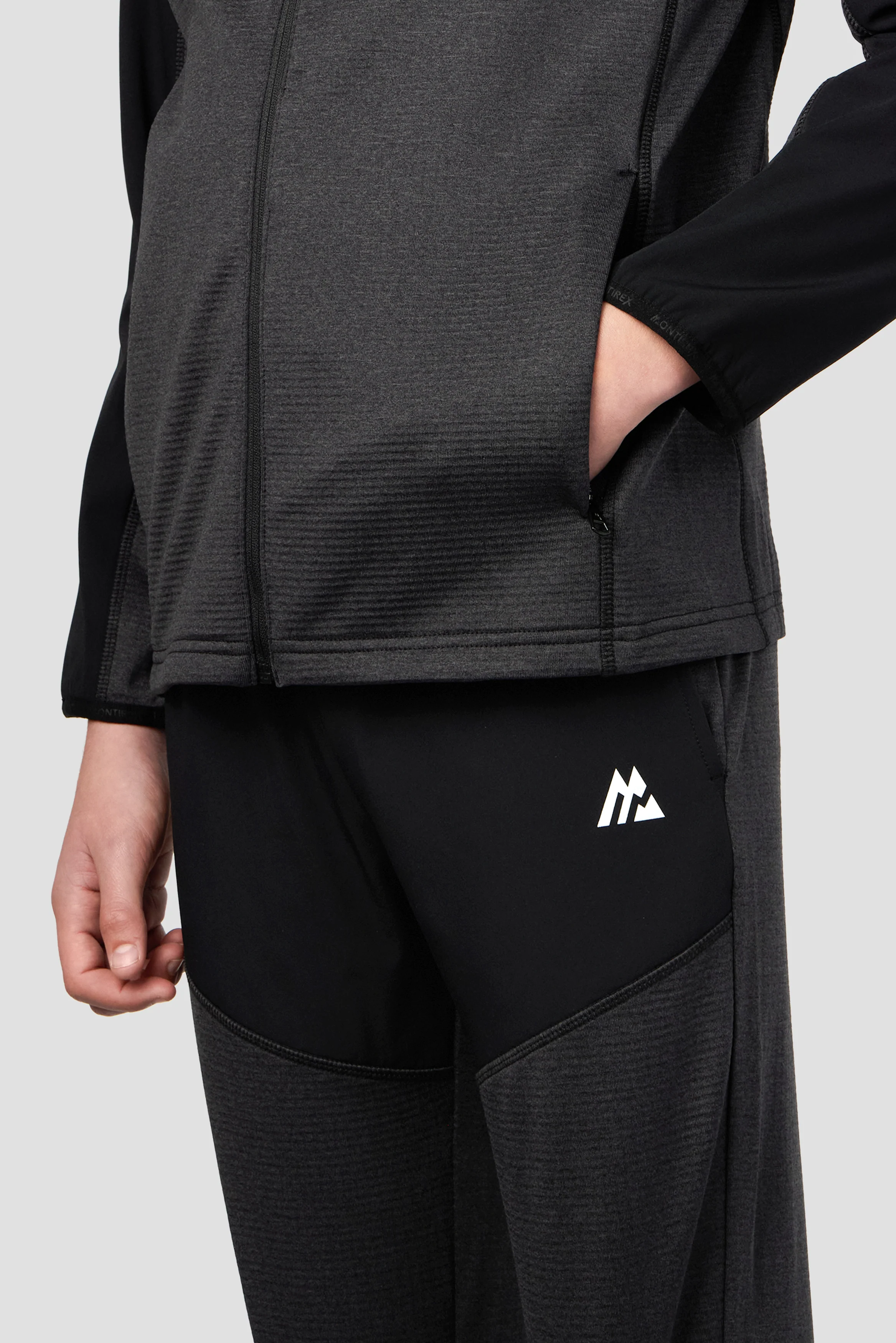 Boys Valen Hood - Black Marl - Image 6