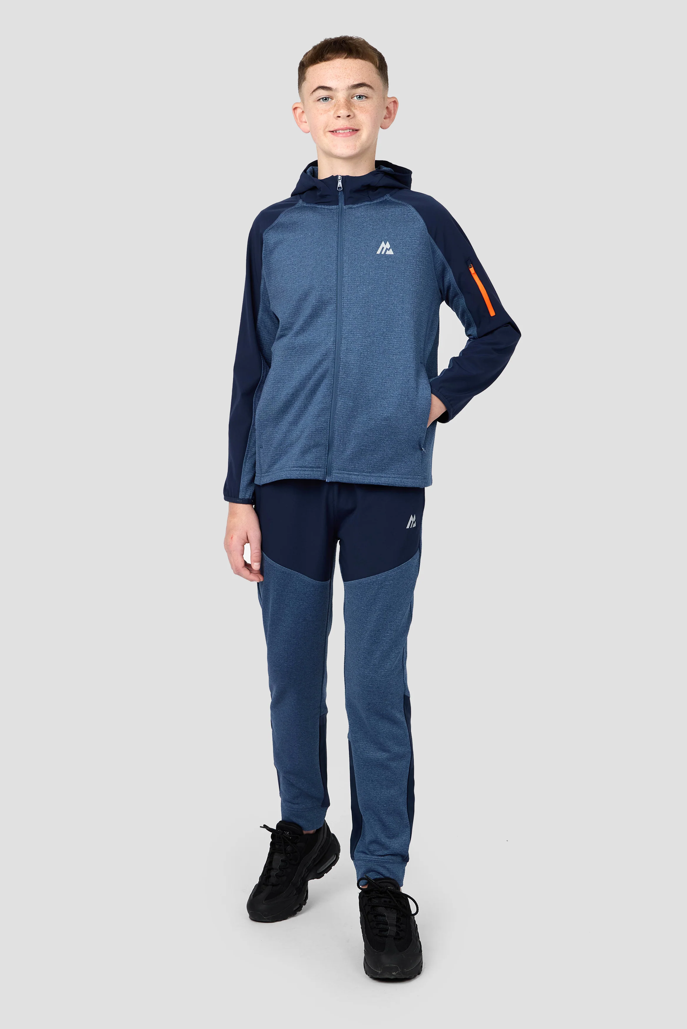 Boys Valen Hood - Midnight Blue/Naval Marl - Image 3