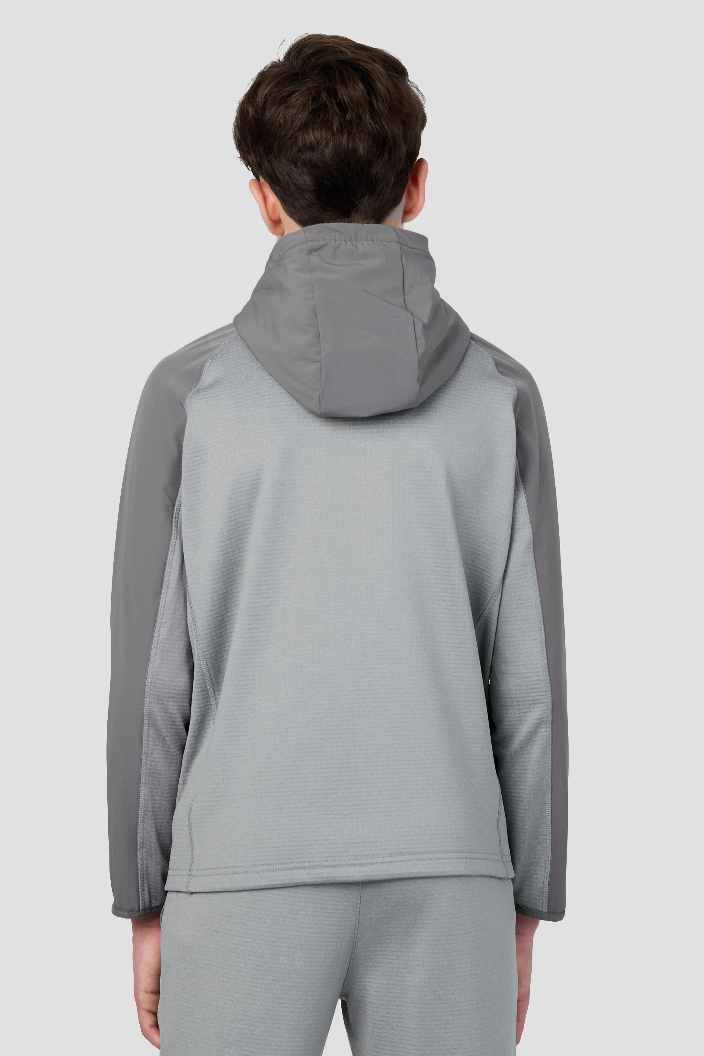 Boys Valen Hood - Platinum Grey Marl/Cement Grey - Image 2