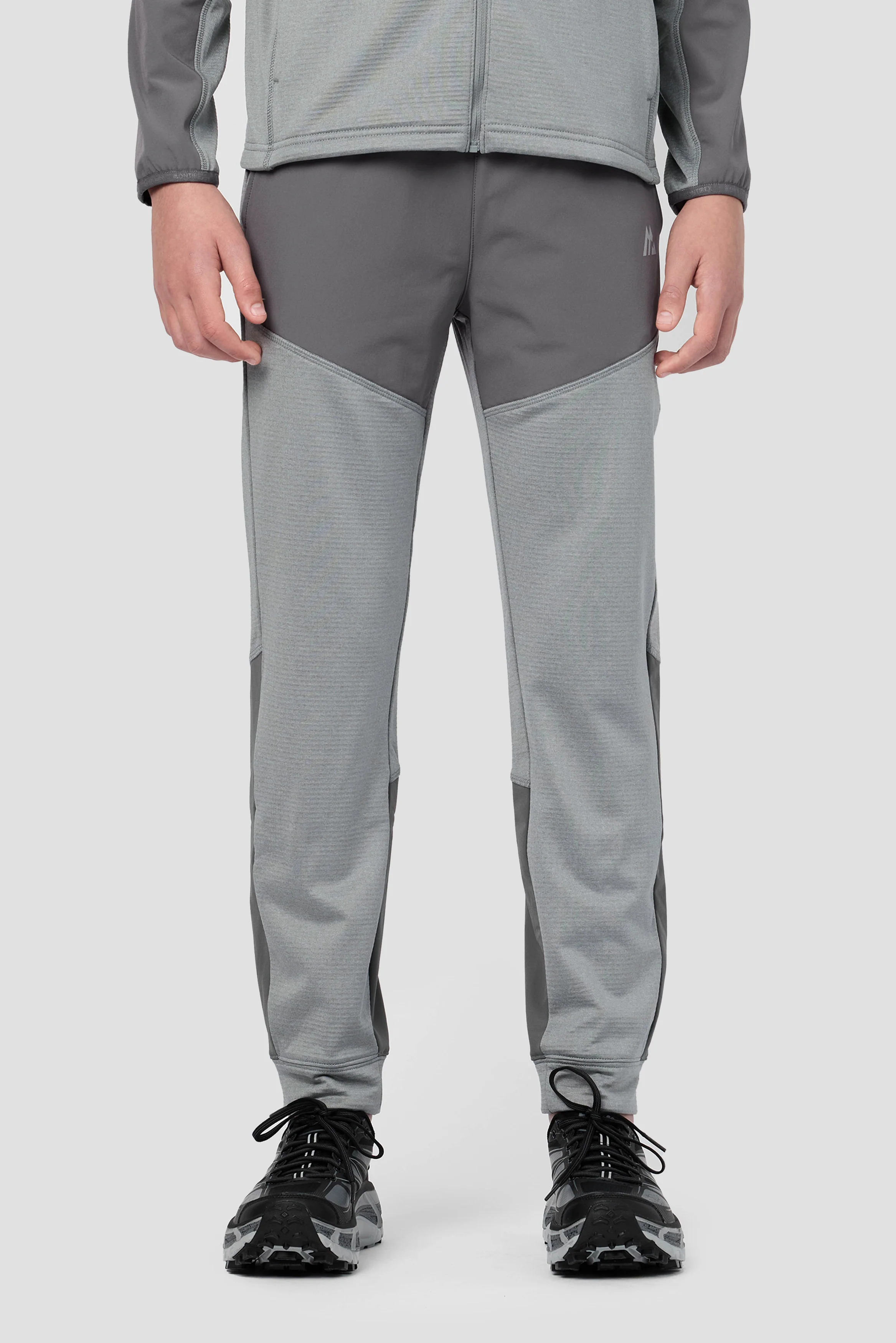 Boys Valen Jogger - Platinum Grey Marl/Cement Grey - Image 3