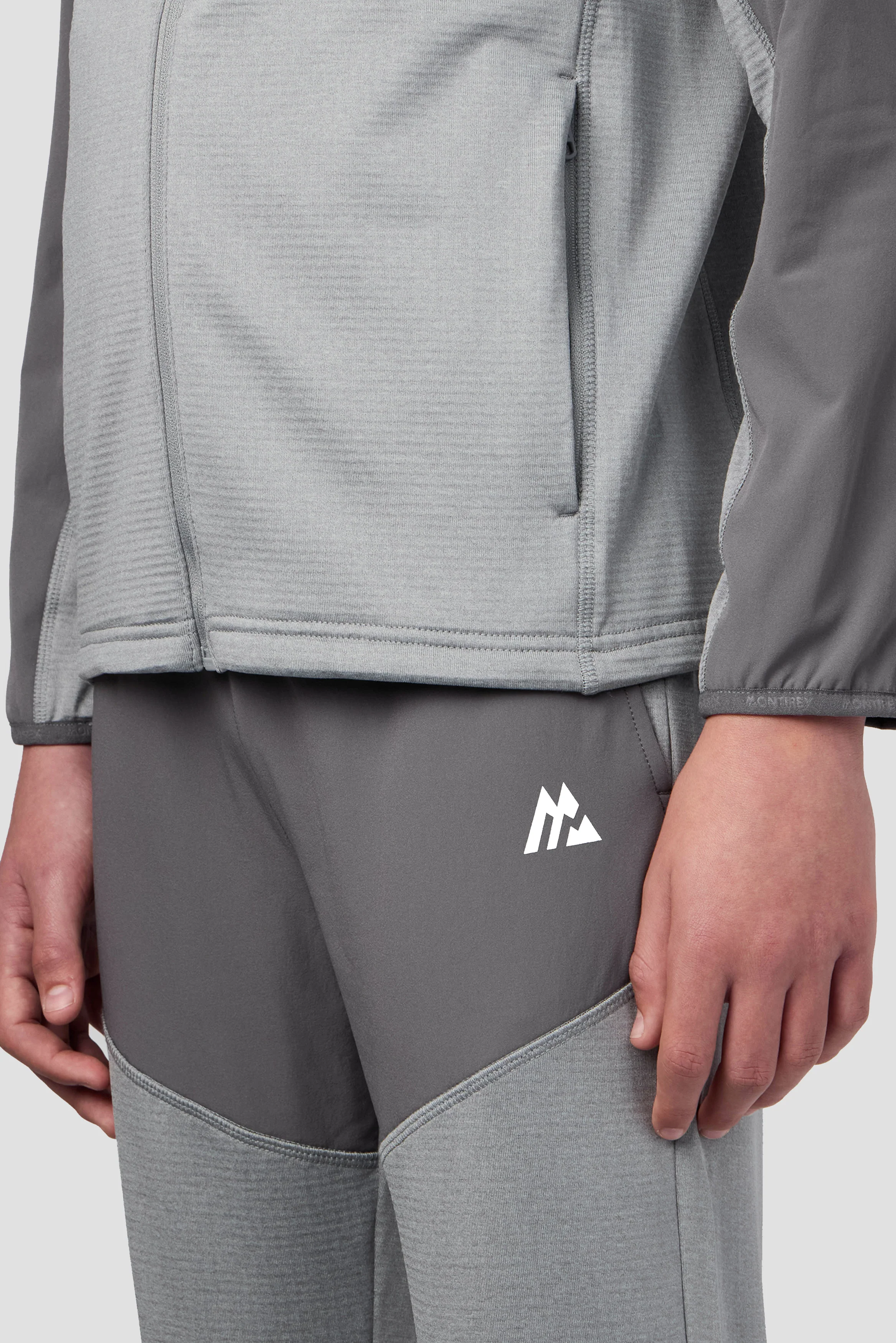 Boys Valen Jogger - Platinum Grey Marl/Cement Grey - Image 7