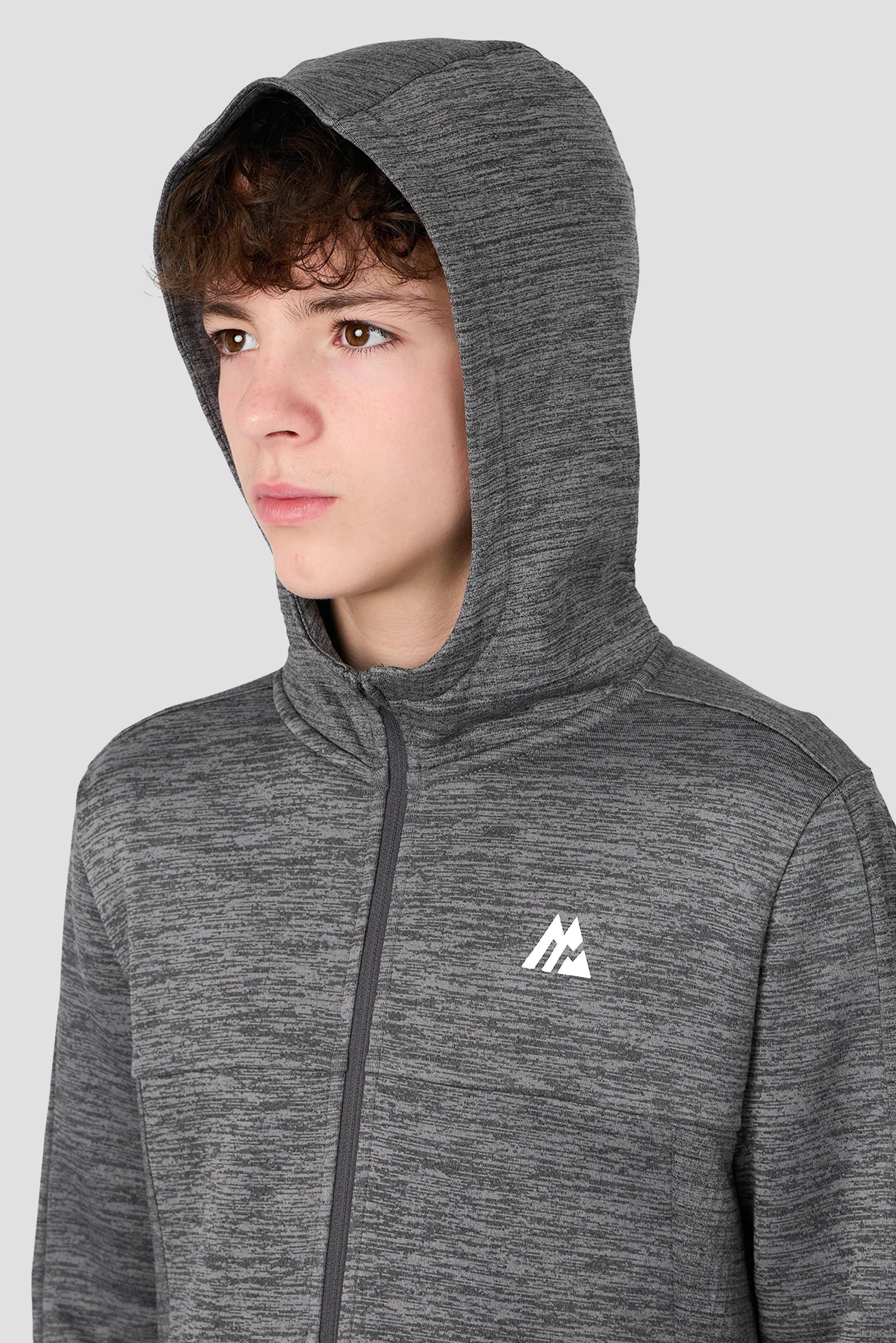 Boys Vantage Hood - Asphalt/Cement Grey - Image 4