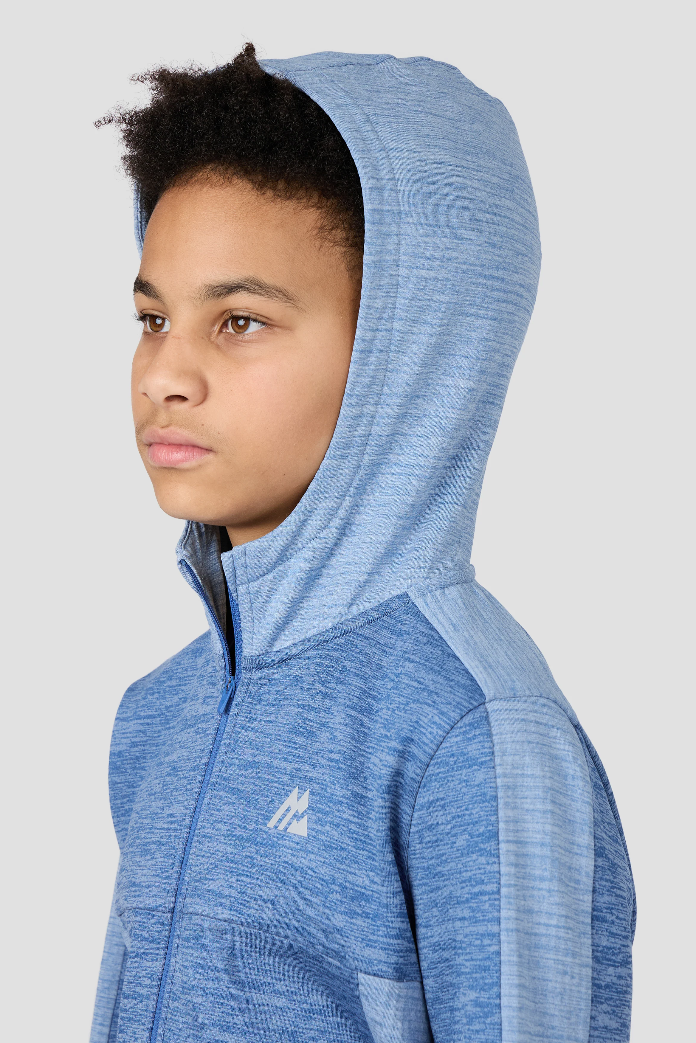 Boys Vantage Hood - Charcoal Blue/Cloudy Blue - Image 4