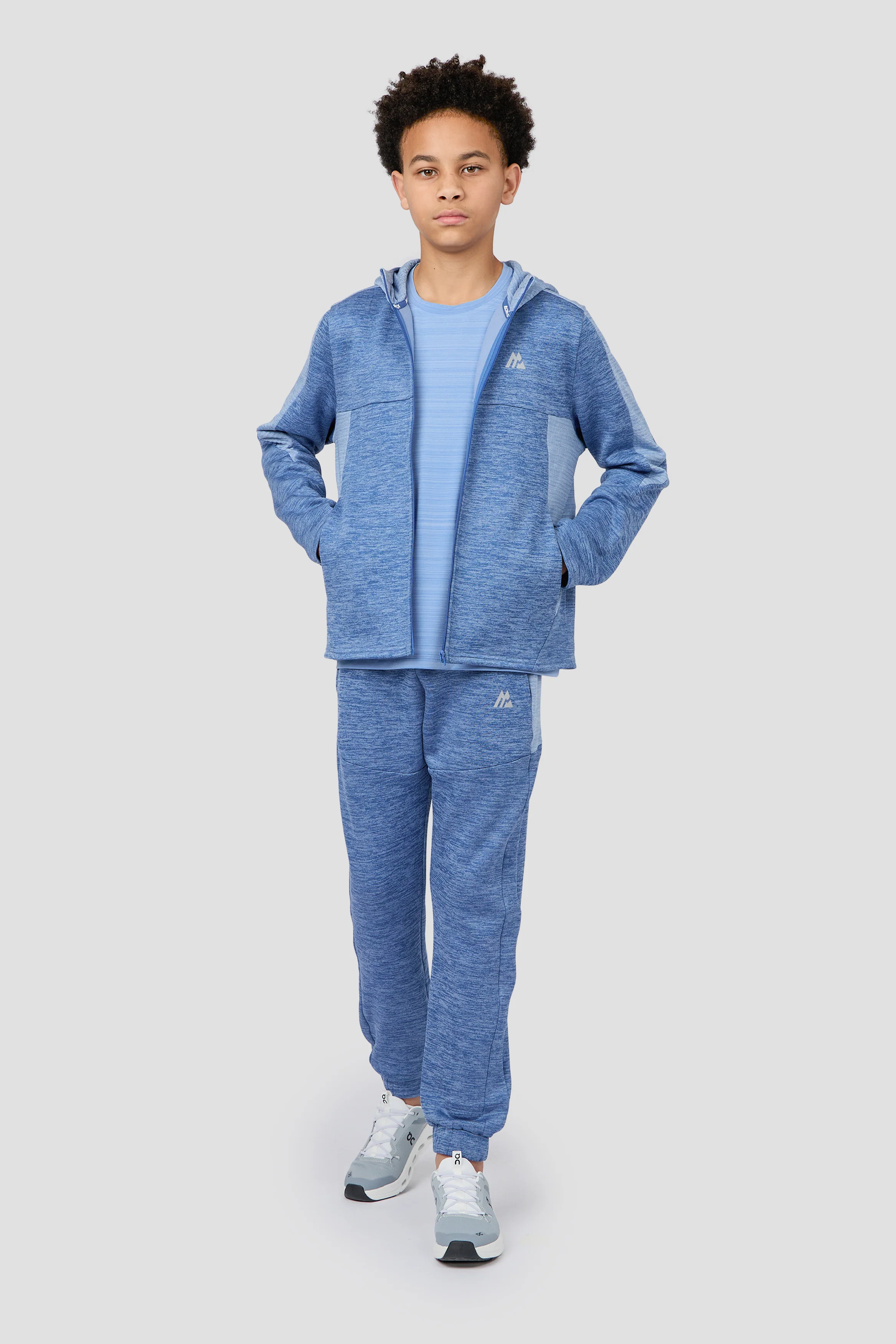 Boys Vantage Hood - Charcoal Blue/Cloudy Blue - Image 6