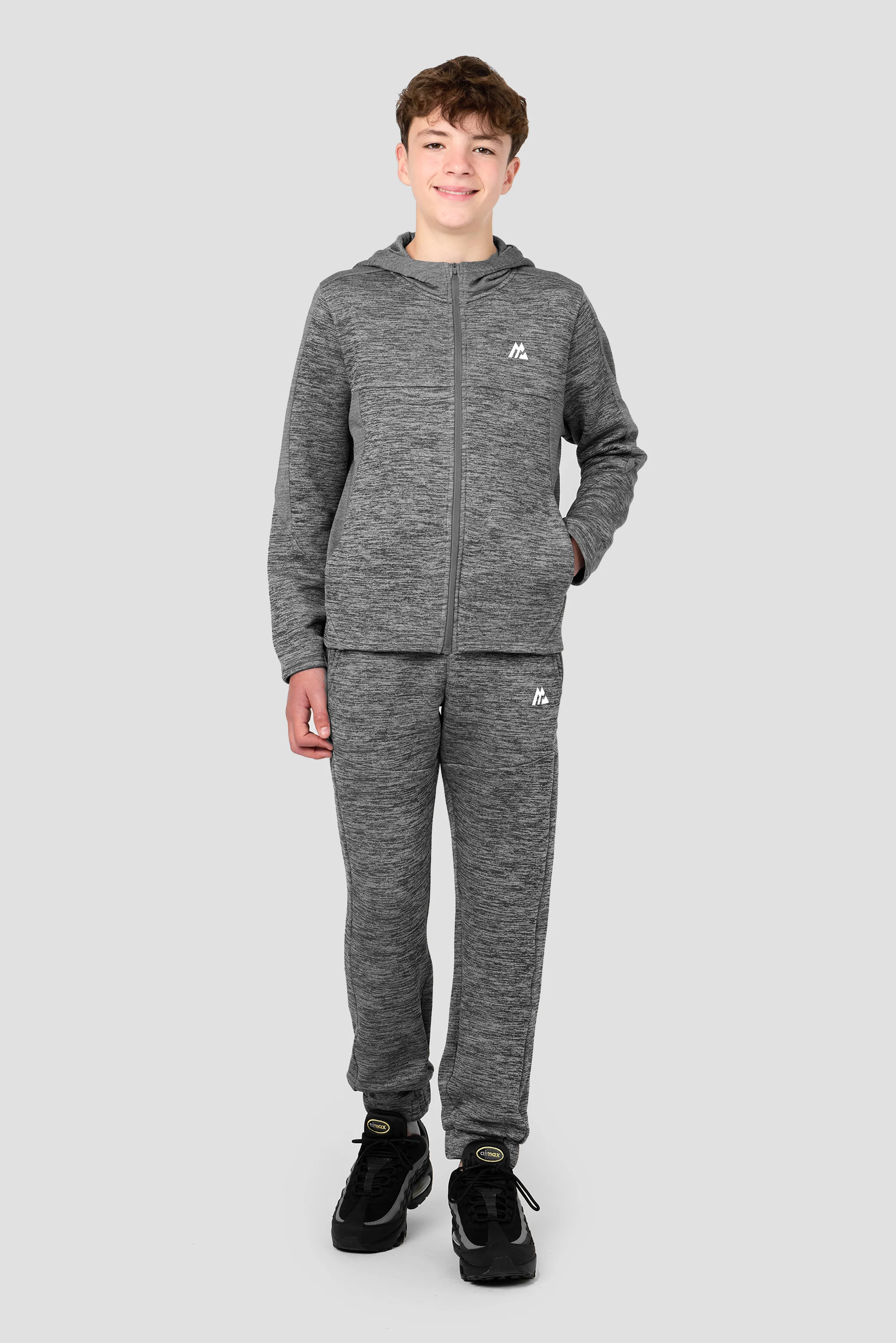 Boys Vantage Hood - Jet Grey/Cement Grey - Image 3