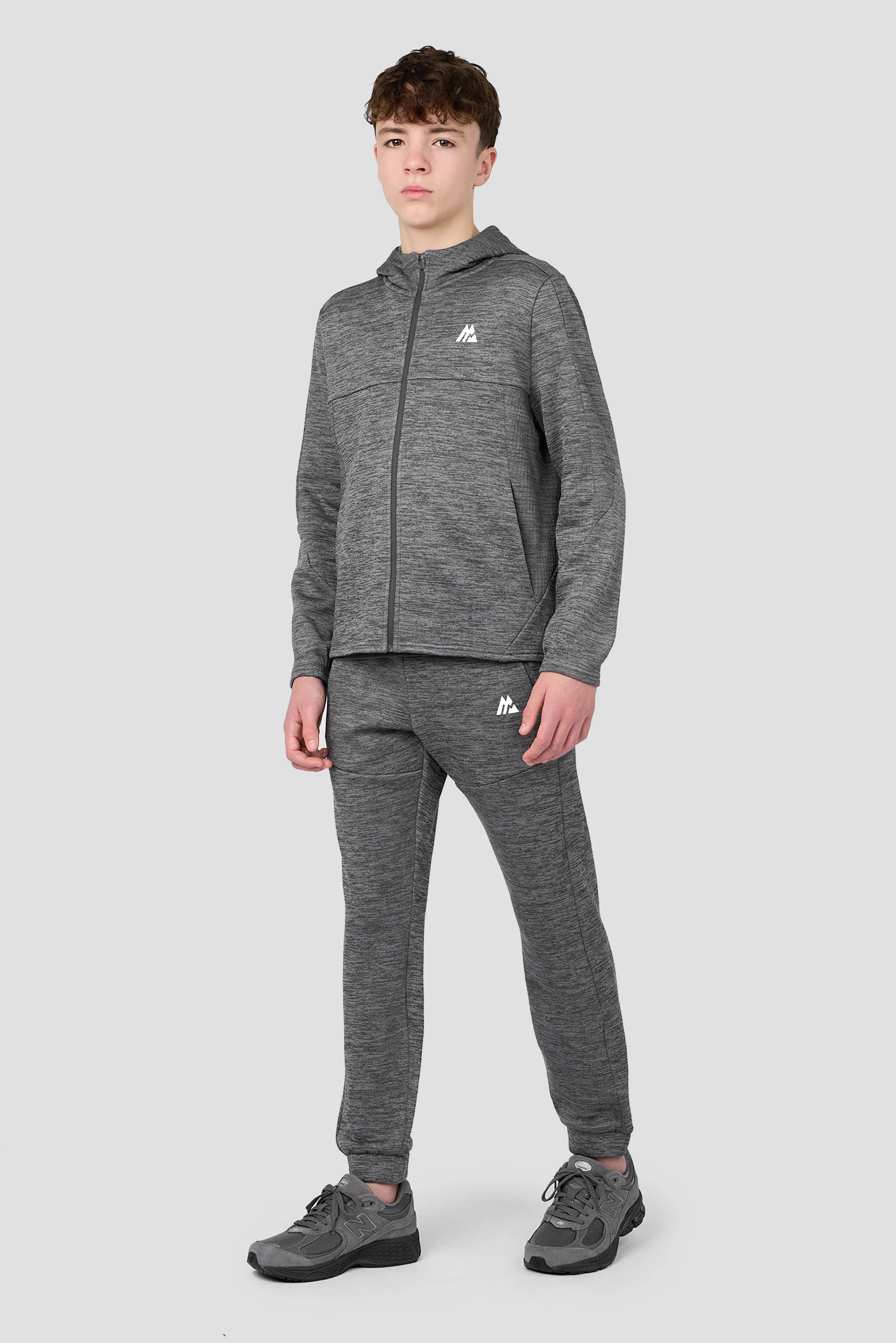 Boys Vantage Jogger - Asphalt/Cement Grey - Image 3