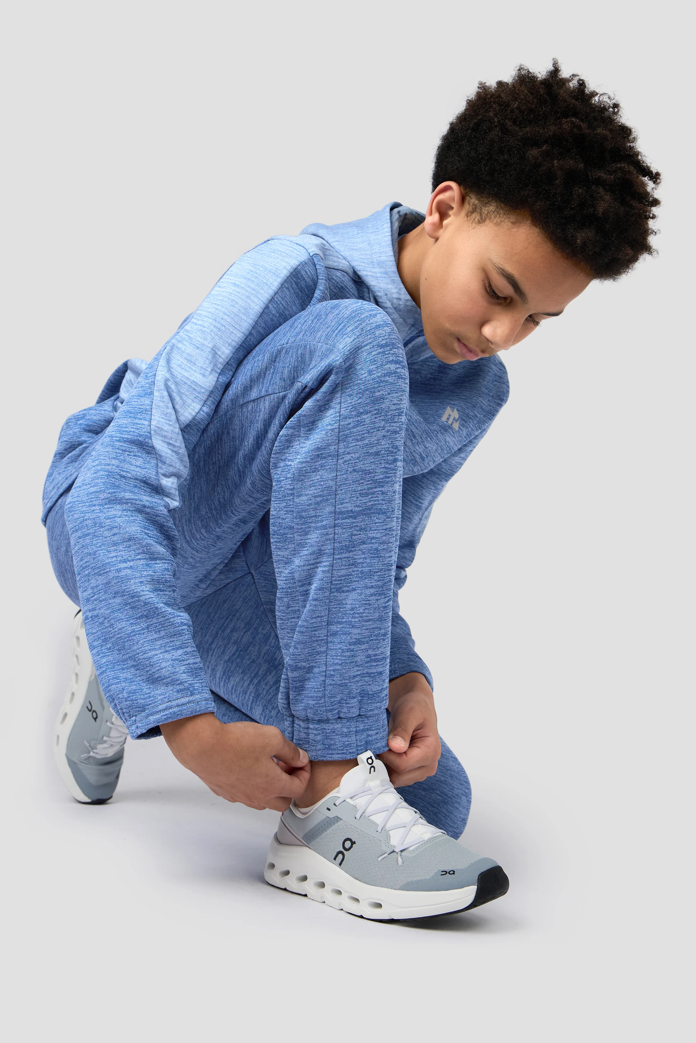 Boys Vantage Jogger - Charcoal Blue/Cloudy Blue - Image 6