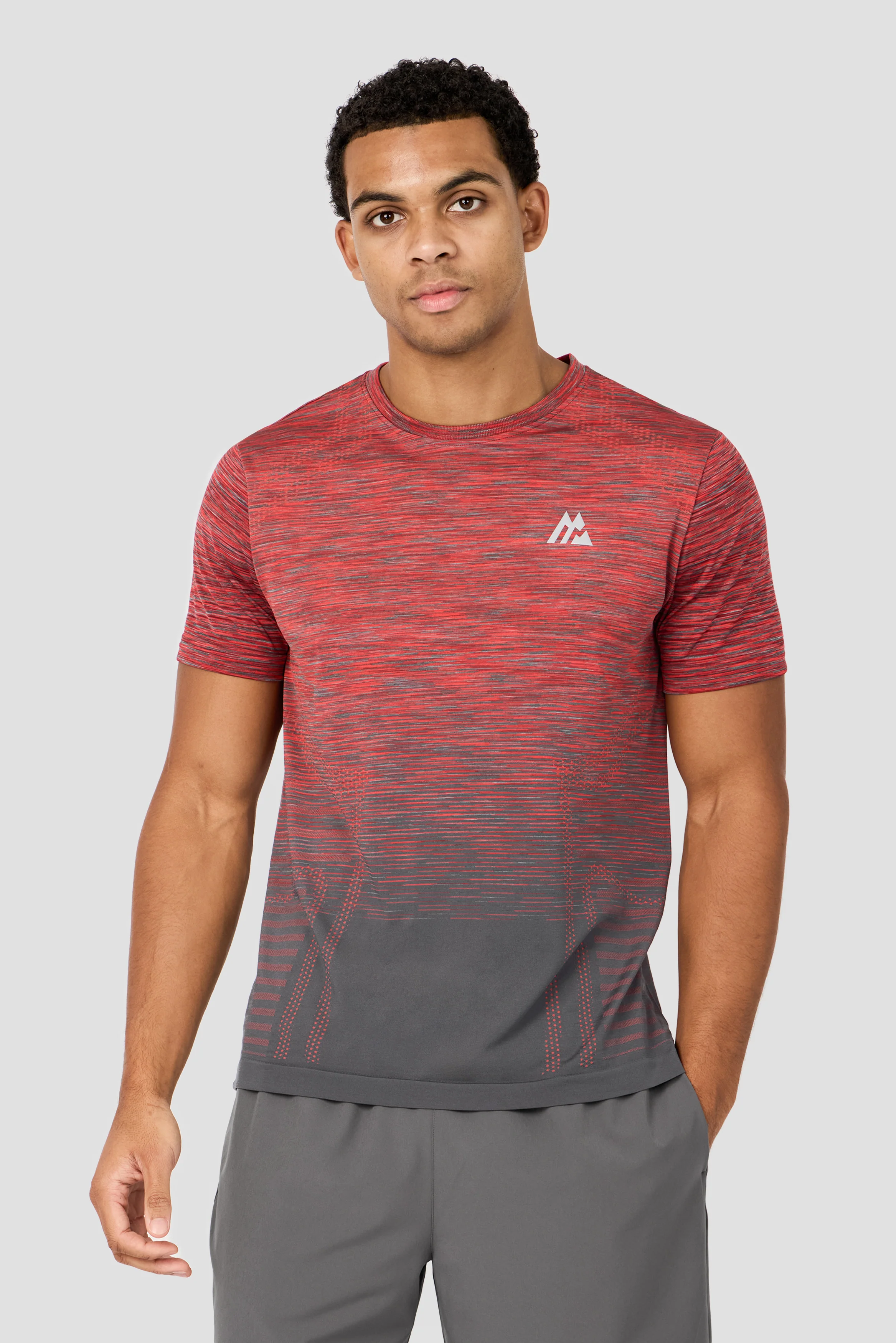 Vector Seamless T-Shirt - Tibetan Red/Turbulence/Dubarry