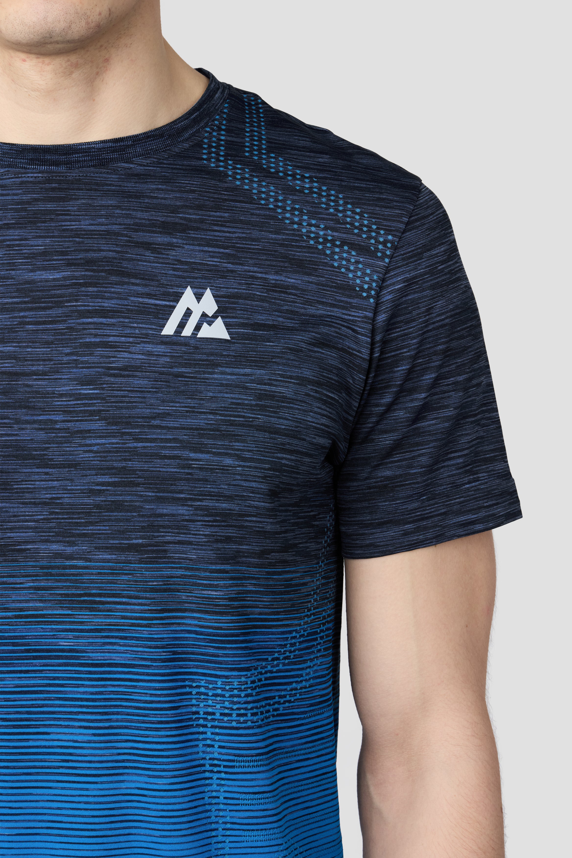 Vector Seamless T-Shirt - Navy/Bondi - Image 3