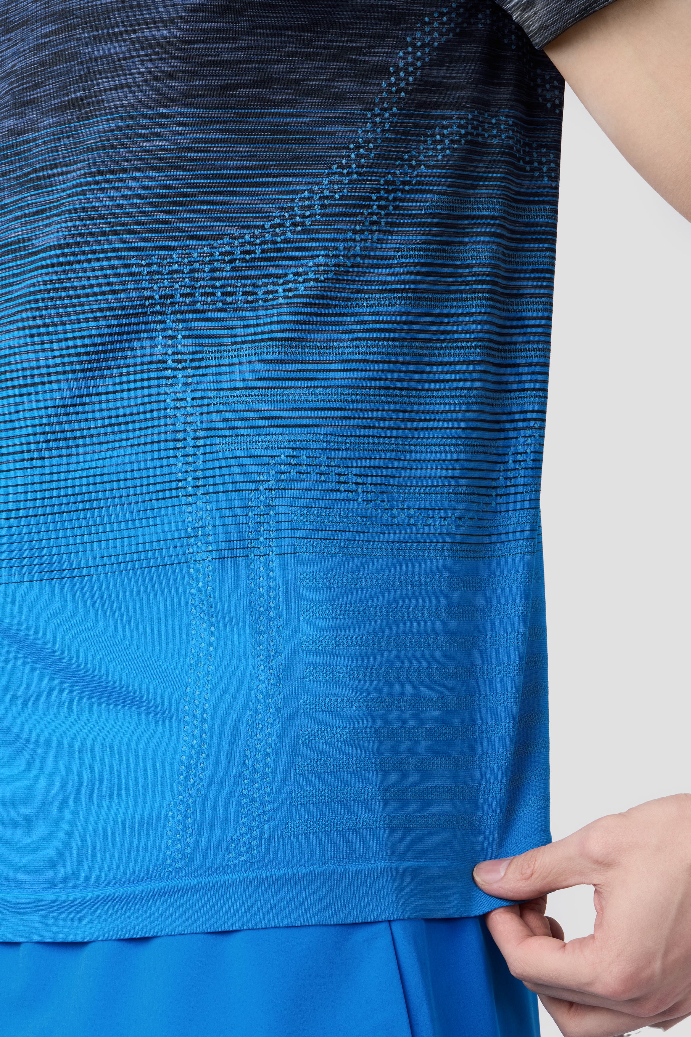 Vector Seamless T-Shirt - Navy/Bondi - Image 4
