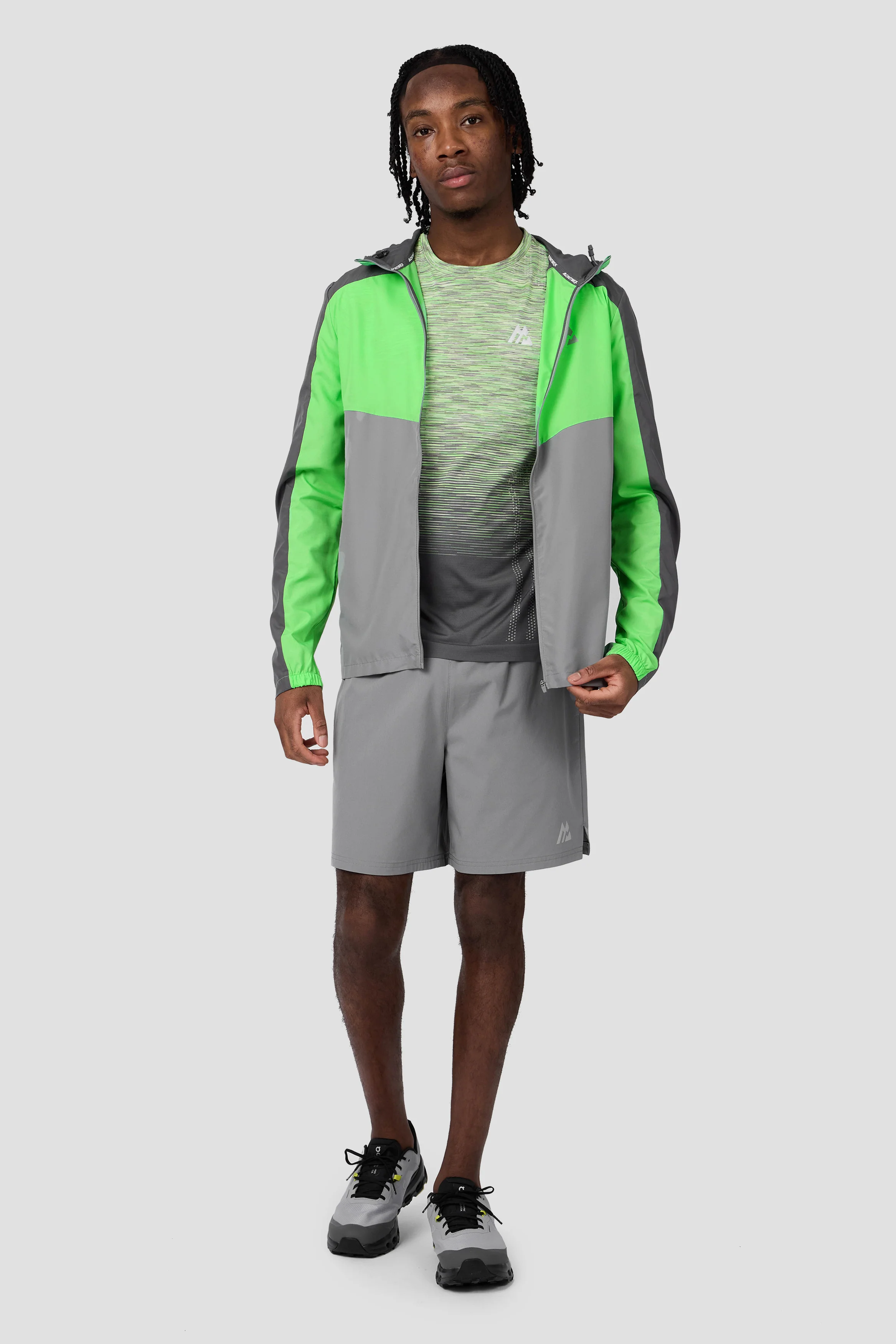 Vector Seamless T-Shirt - Green/Grey - Image 5
