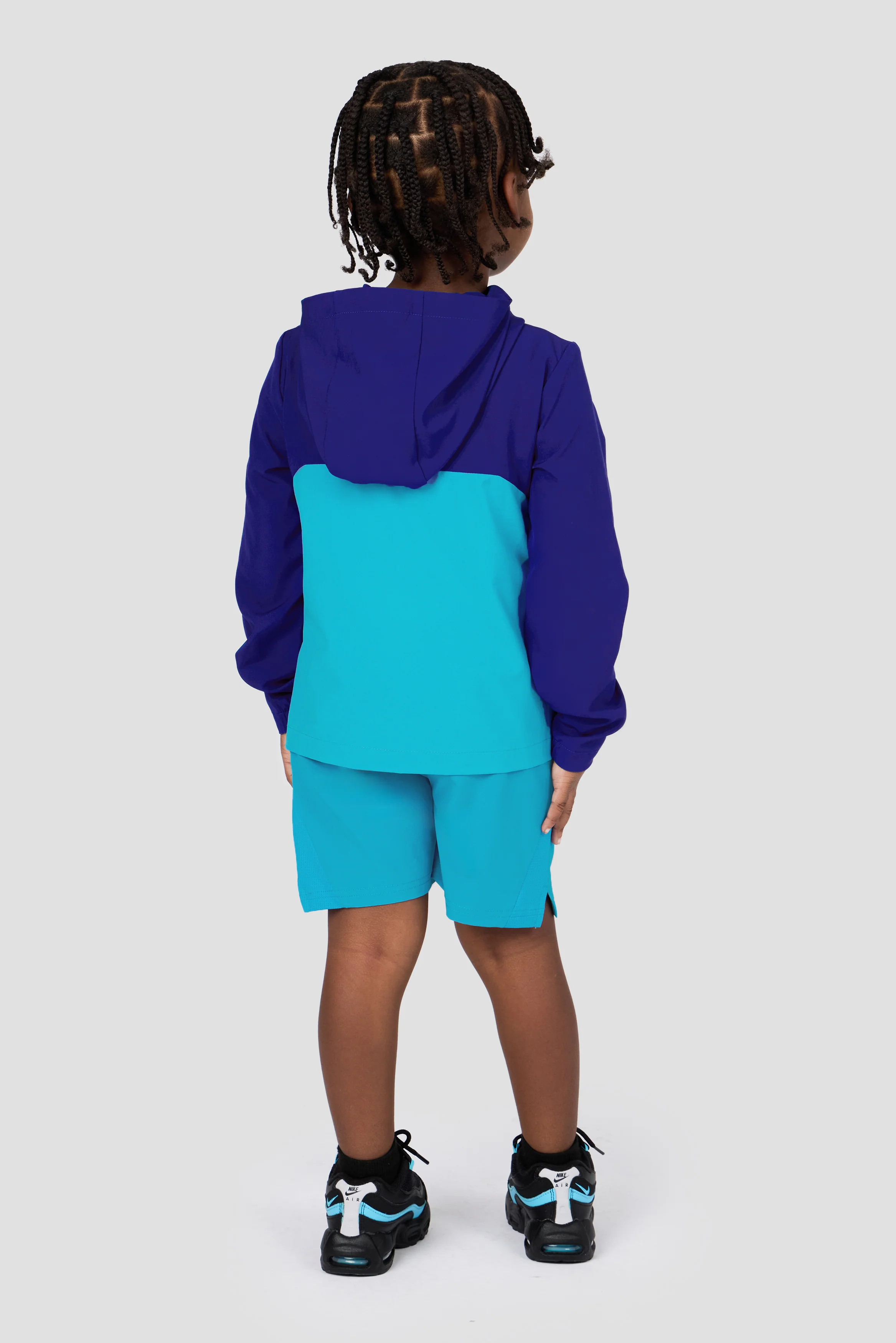 Infant Boys Velocity 2.0 Windbreaker - Marine Blue/Neon Blue/Maya Blue - Image 2